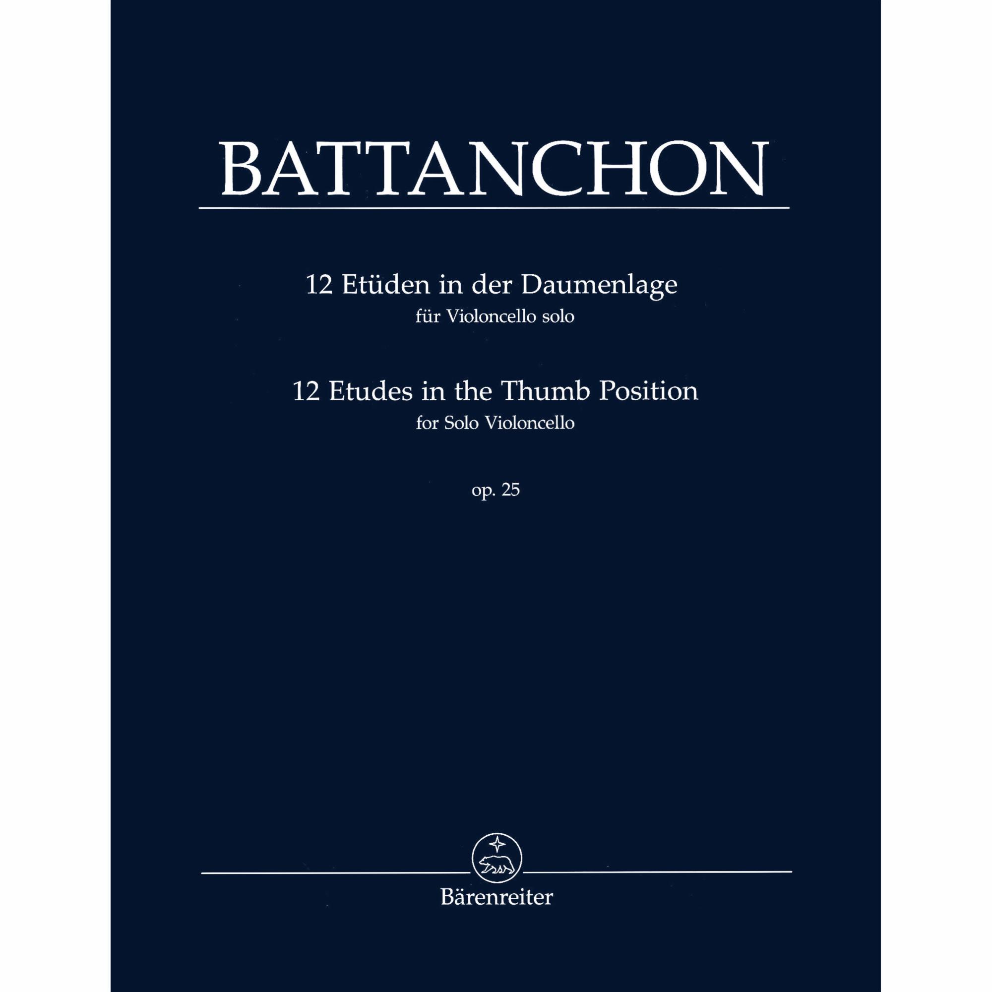 Battanchon -- 12 Etudes in Thumb Position