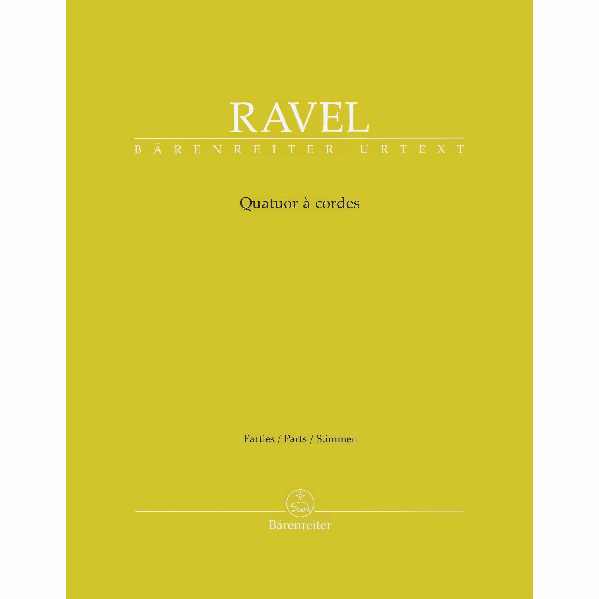 Ravel -- String Quartet