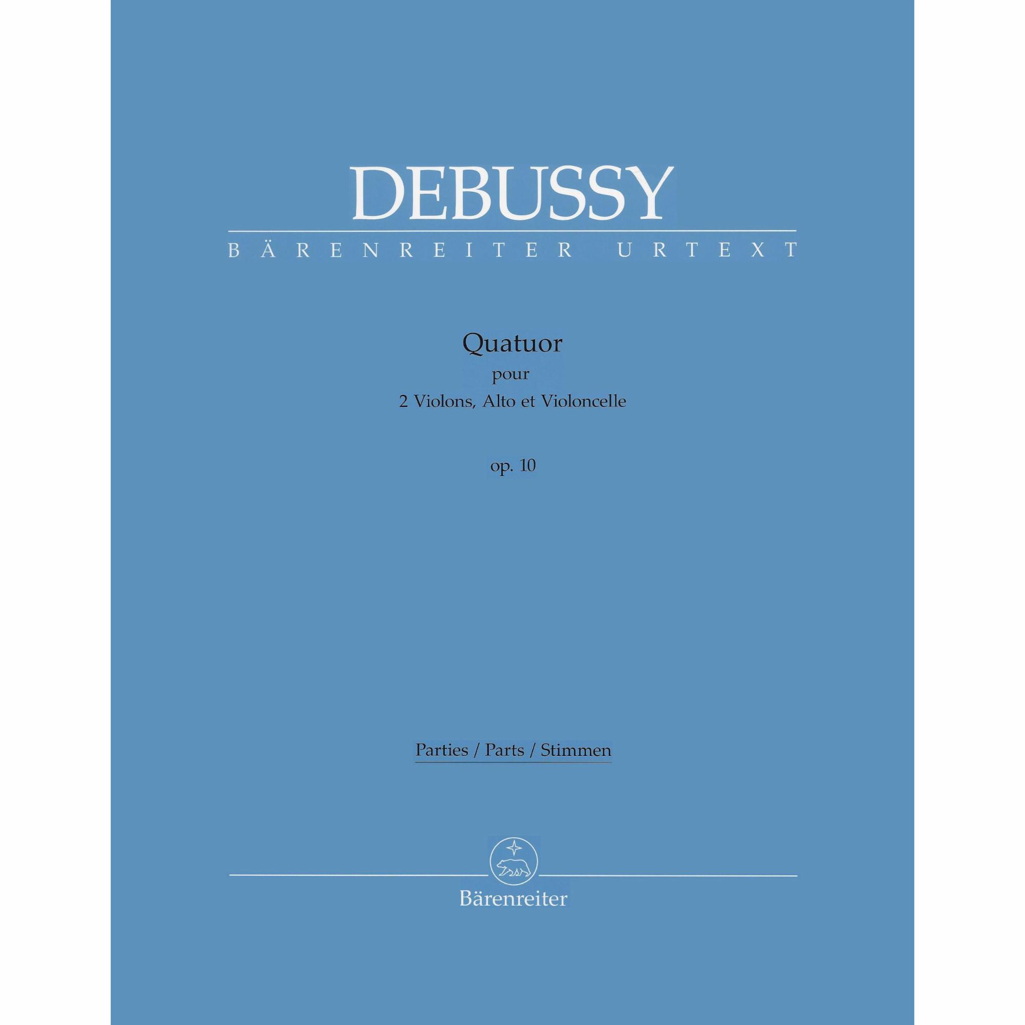 Debussy -- String Quartet, Op. 10