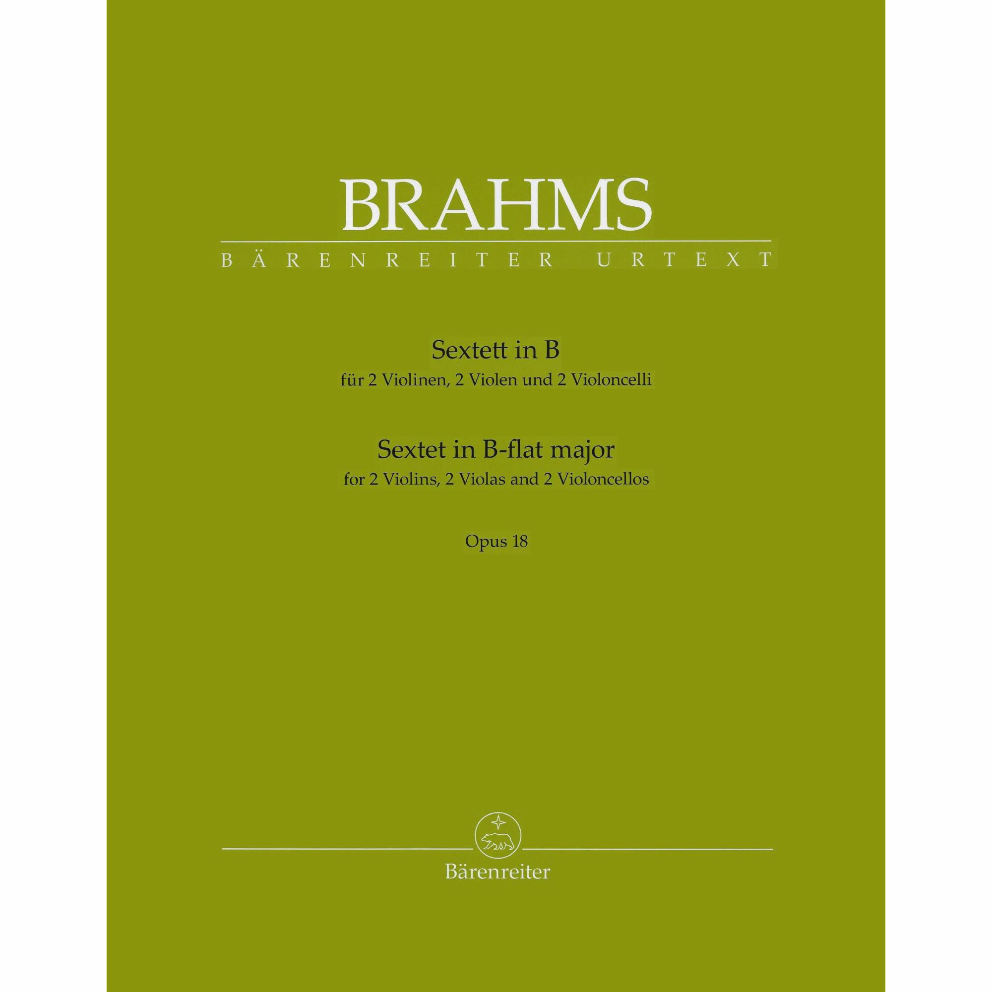 Brahms -- String Sextet No. 1 in B-flat Major, Op. 18