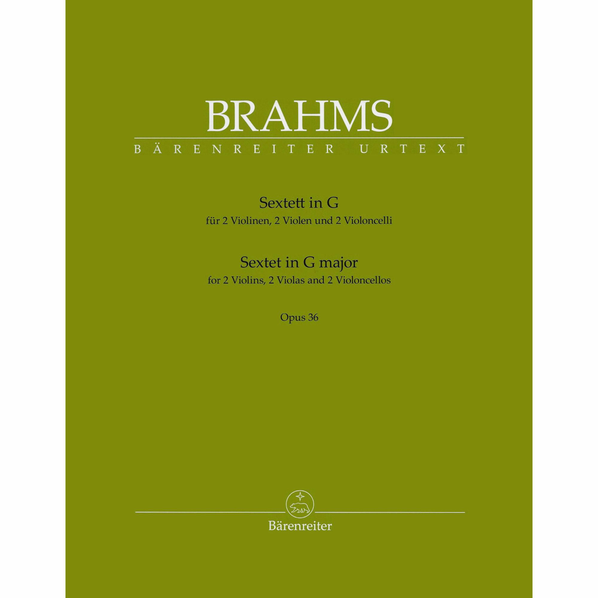 Brahms -- String Sextet No. 2 in G Major, Op. 36