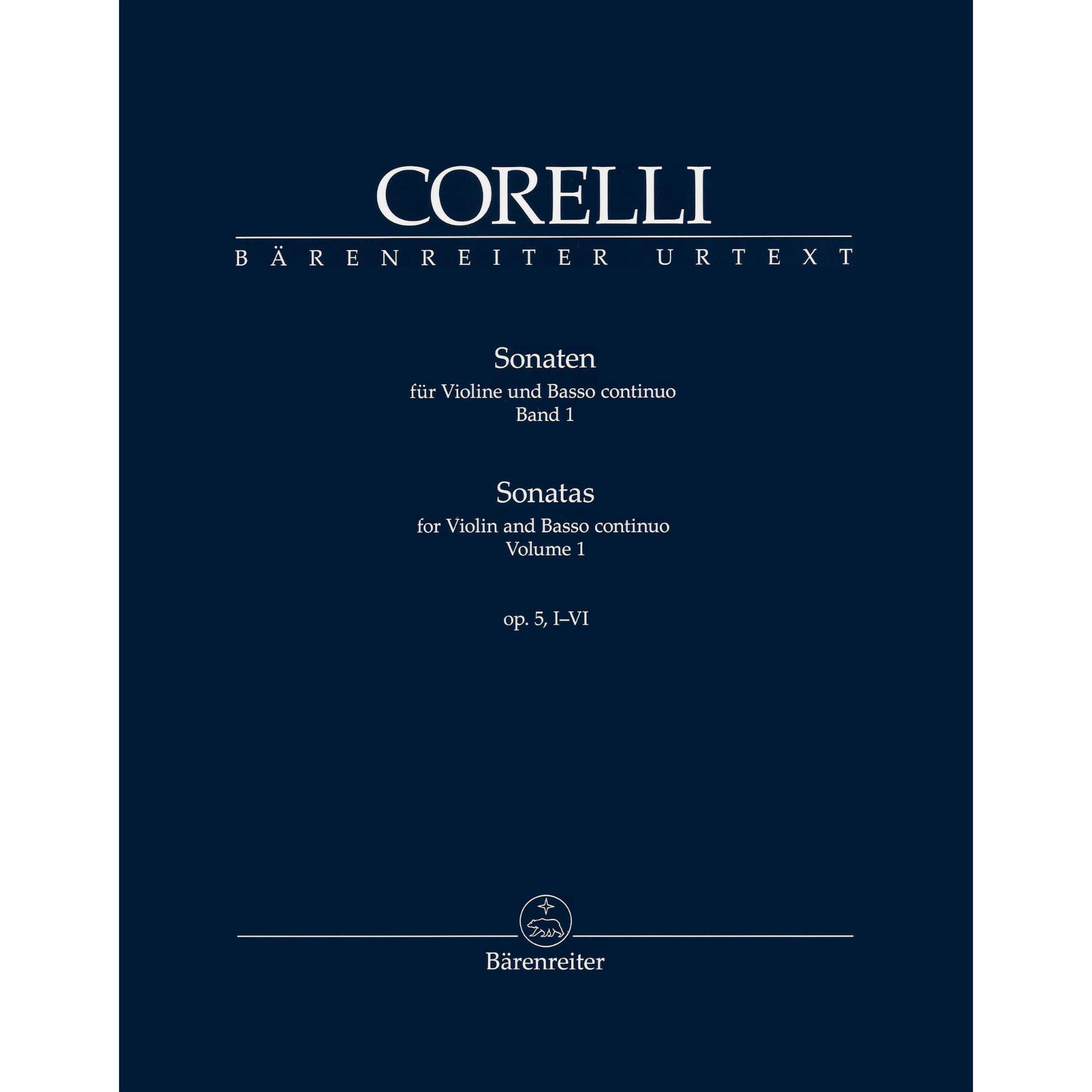 Corelli -- Sonatas, Op. 5, Vols. 1 & 2 for Violin and Basso Continuo