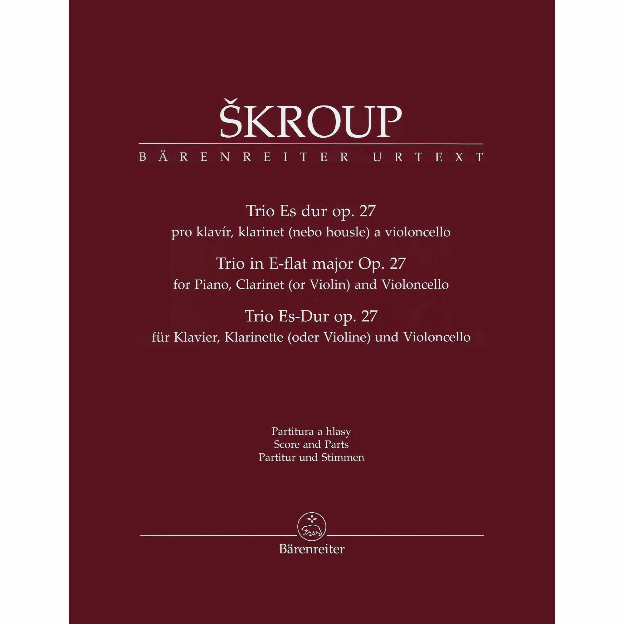 Skroup -- Clarinet Trio in E-flat Major, Op. 27