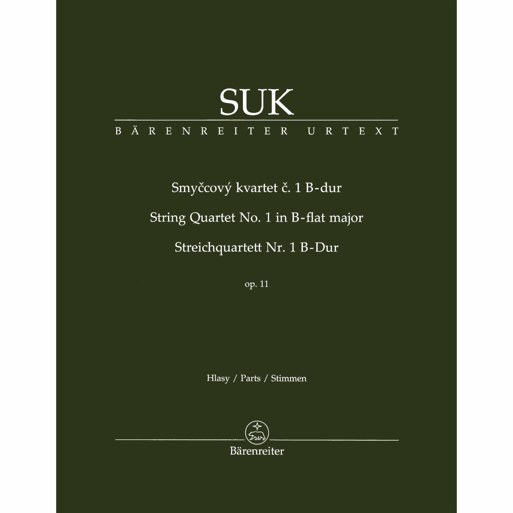 Suk -- String Quartet No. 1 in B-flat Major, Op. 11
