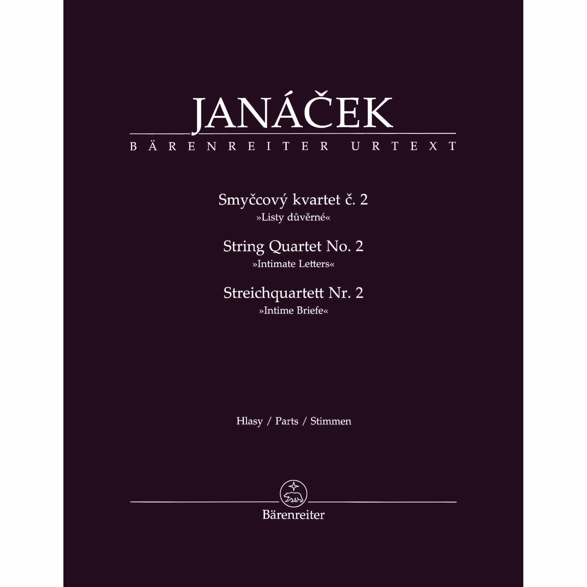 Janacek -- String Quartet No. 2 (Intimate Letters)