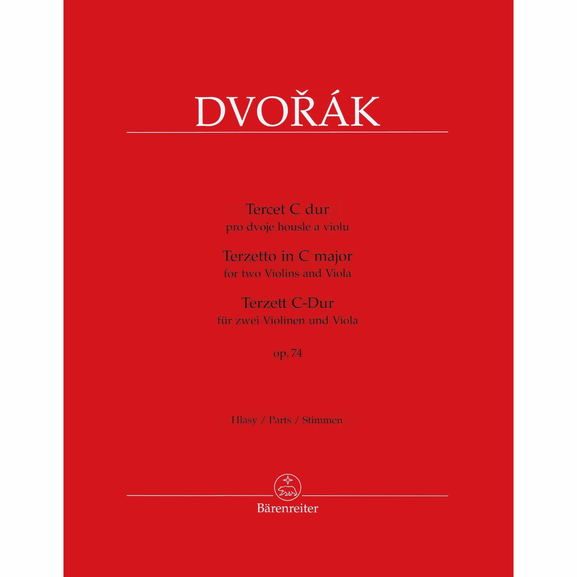 Dvorak -- Terzetto in C Major, Op. 74 for Two Violins and Viola