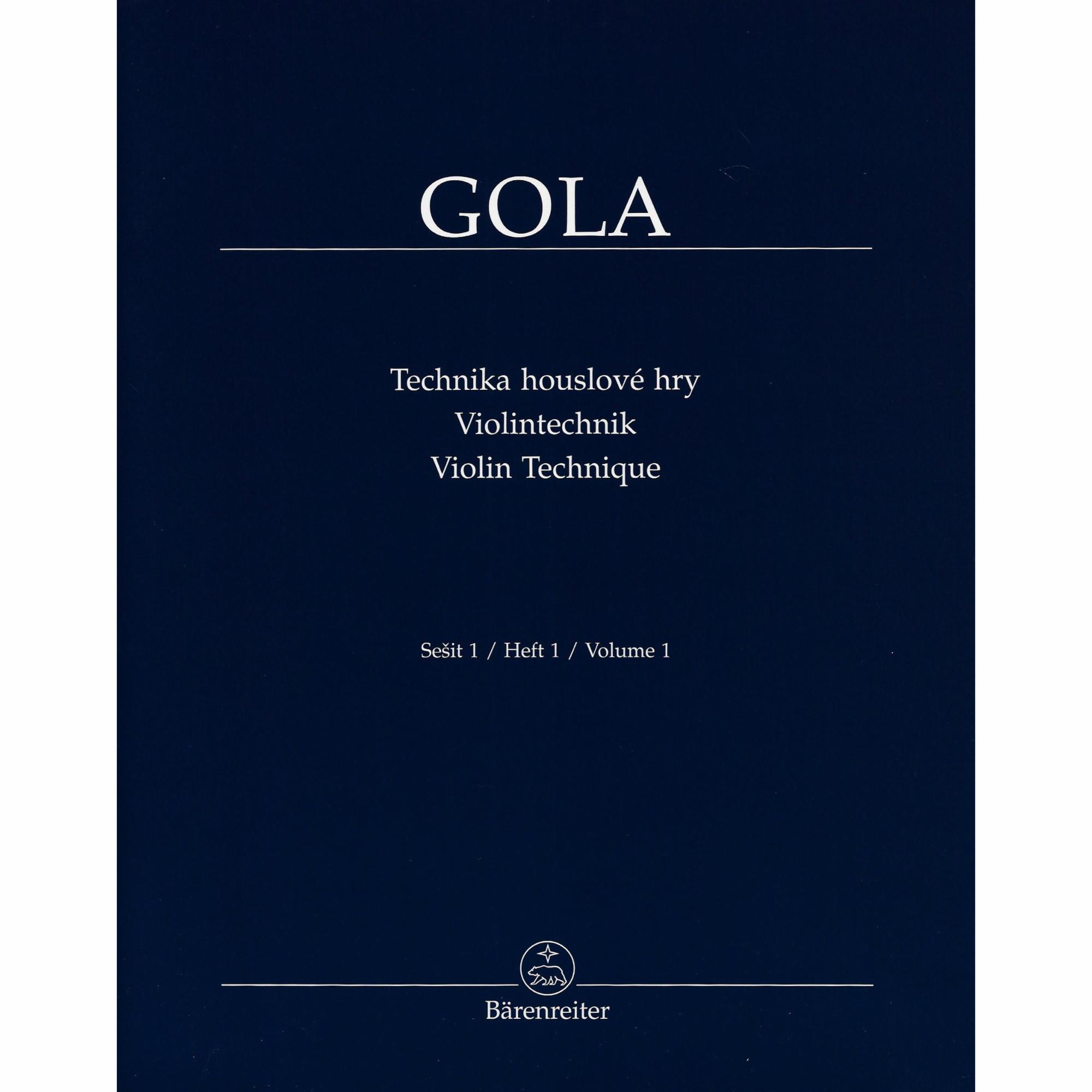 Gola -- Violin Technique, Volumes 1-2