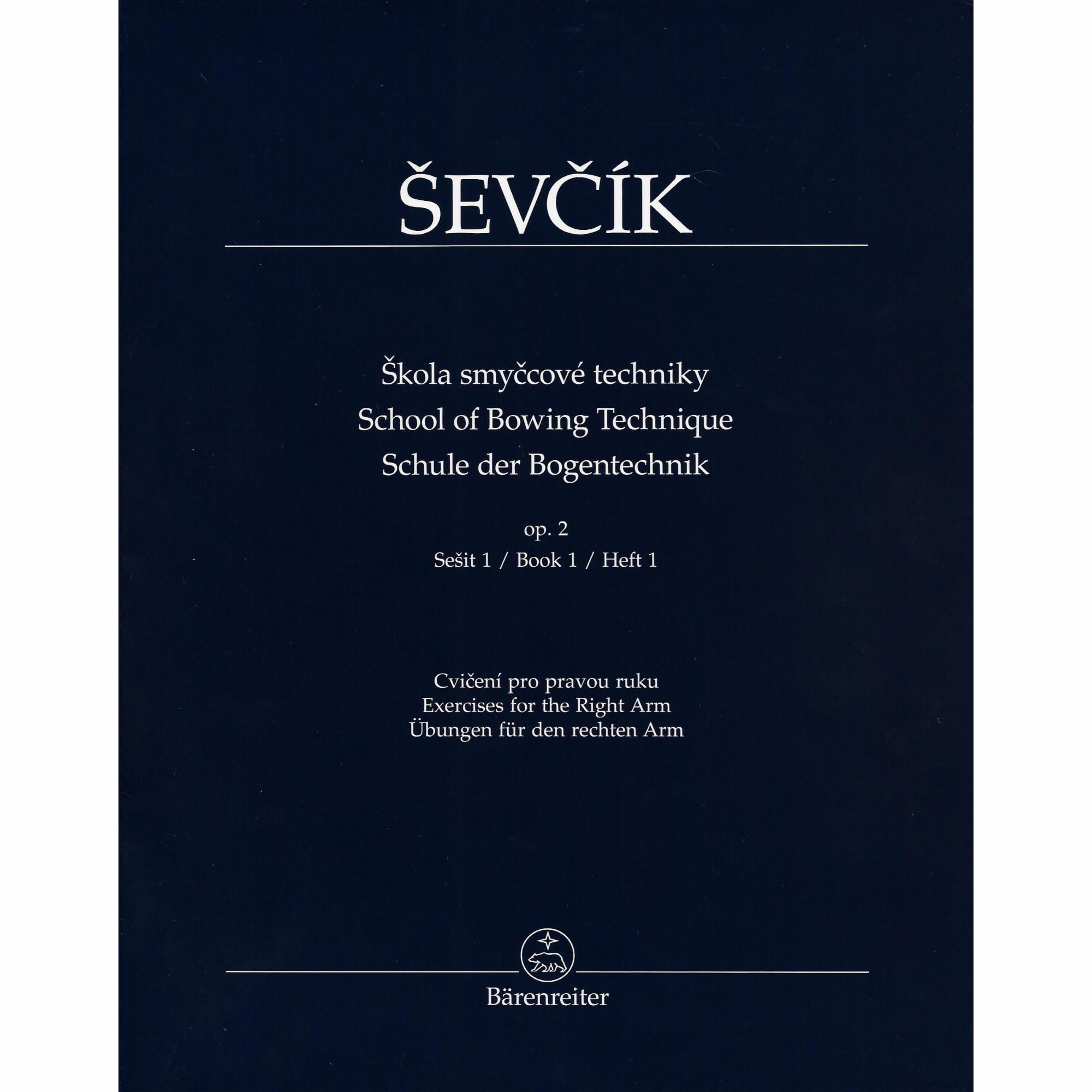 Sevcik -- School of Bowing Technique, Op. 2 for Violin