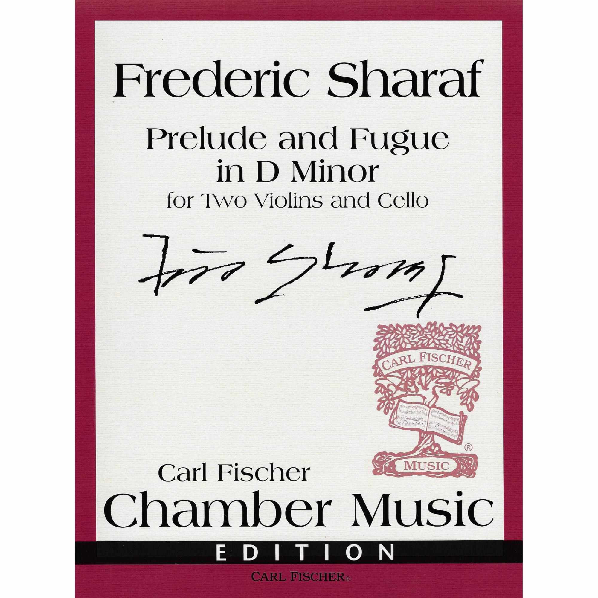 Sharaf -- Prelude and Fugue in D Minor for Two Violins and Cello