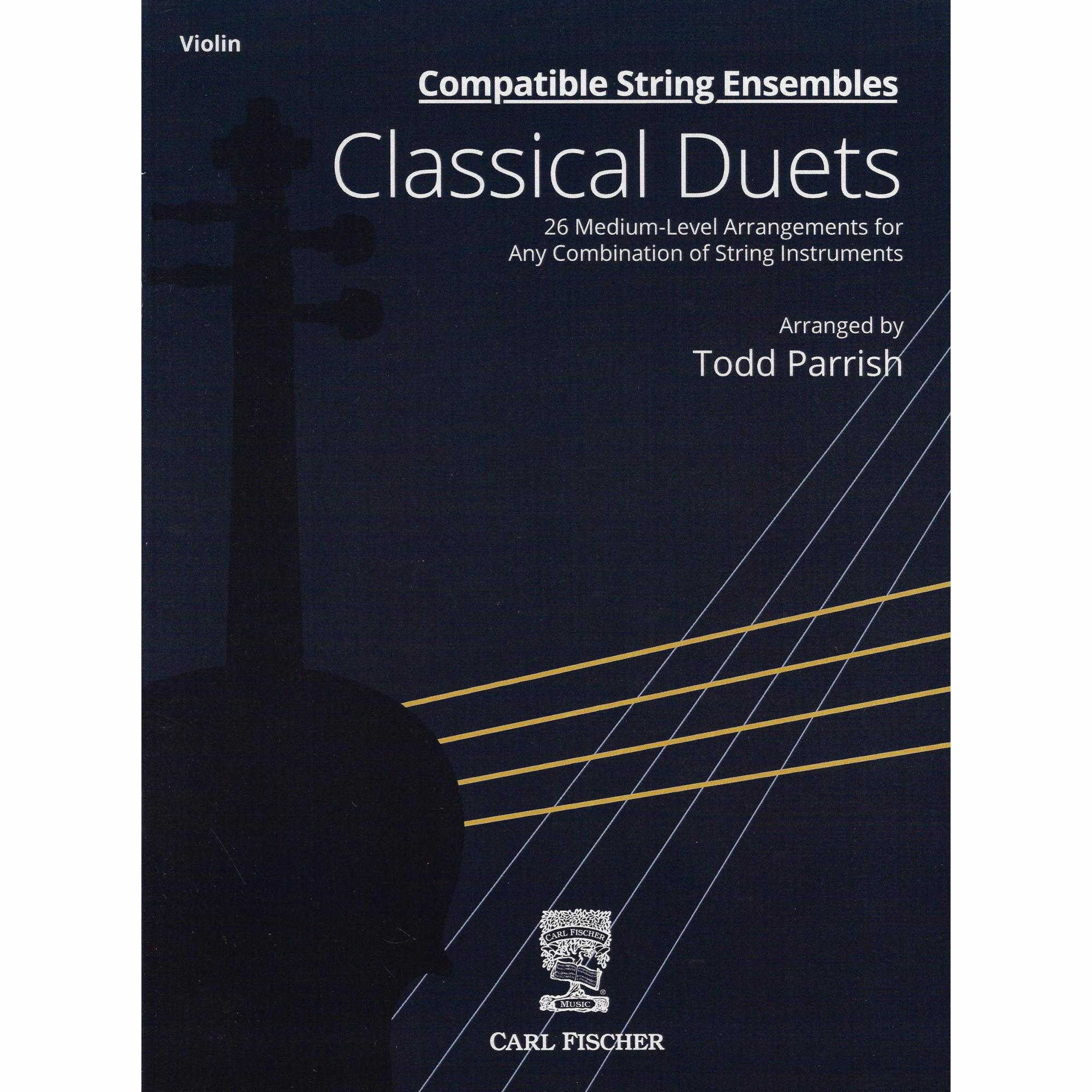 Classical Duets for Violin, Viola, Cello, or Bass