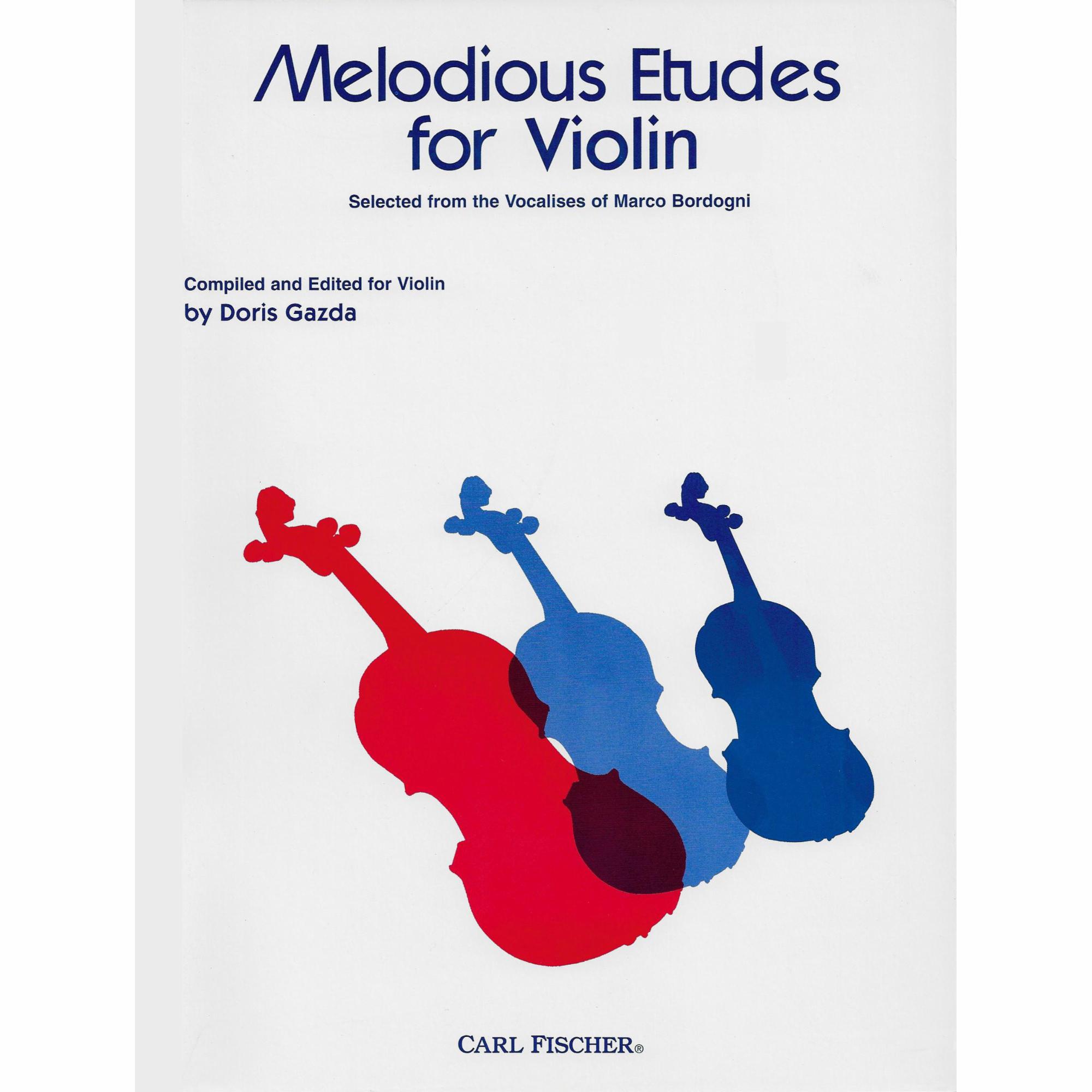Gazda & Bordogni -- Melodious Etudes for Violin, Viola, or Cello