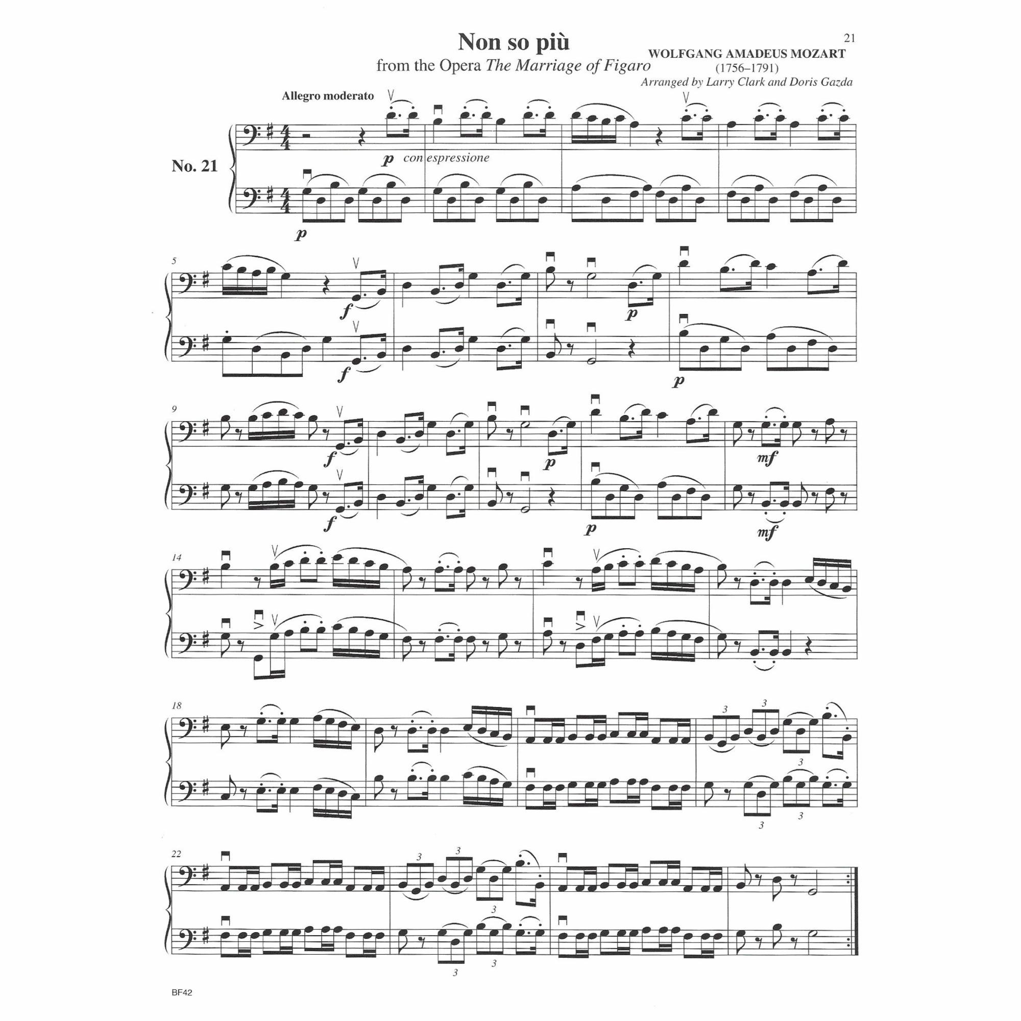 Sample: Cello (Pg. 21)
