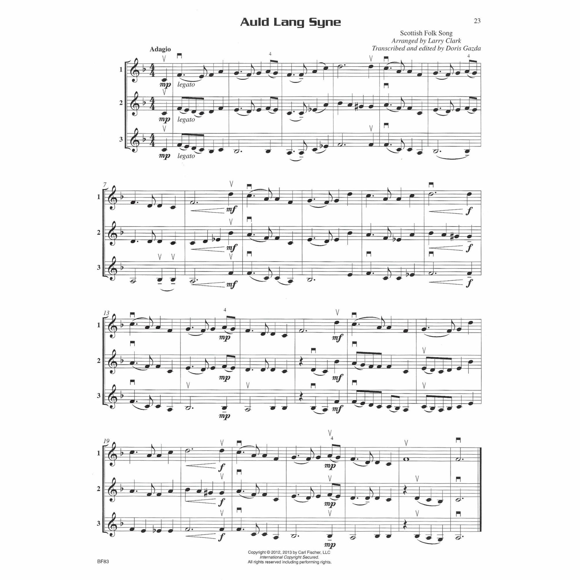Sample: Violin (Pg. 23)