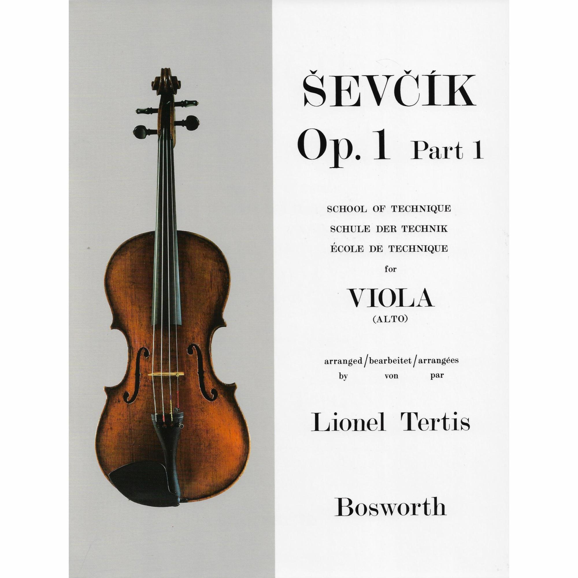 Sevcik -- School of Viola Technique, Op. 1, Parts 1-3