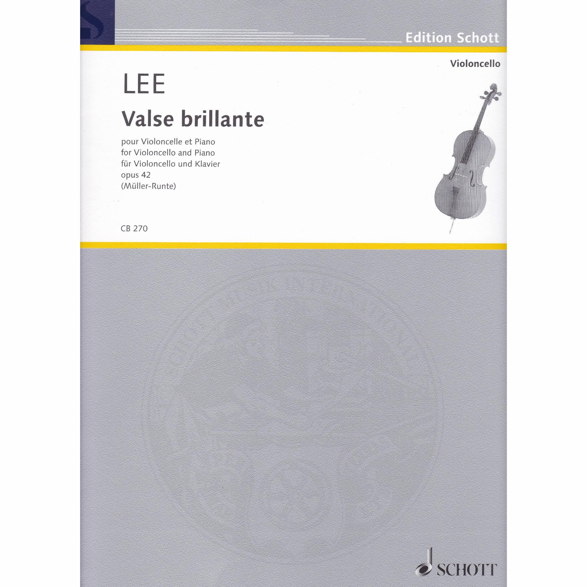 Valse Brillante for Cello and Piano, Op. 42