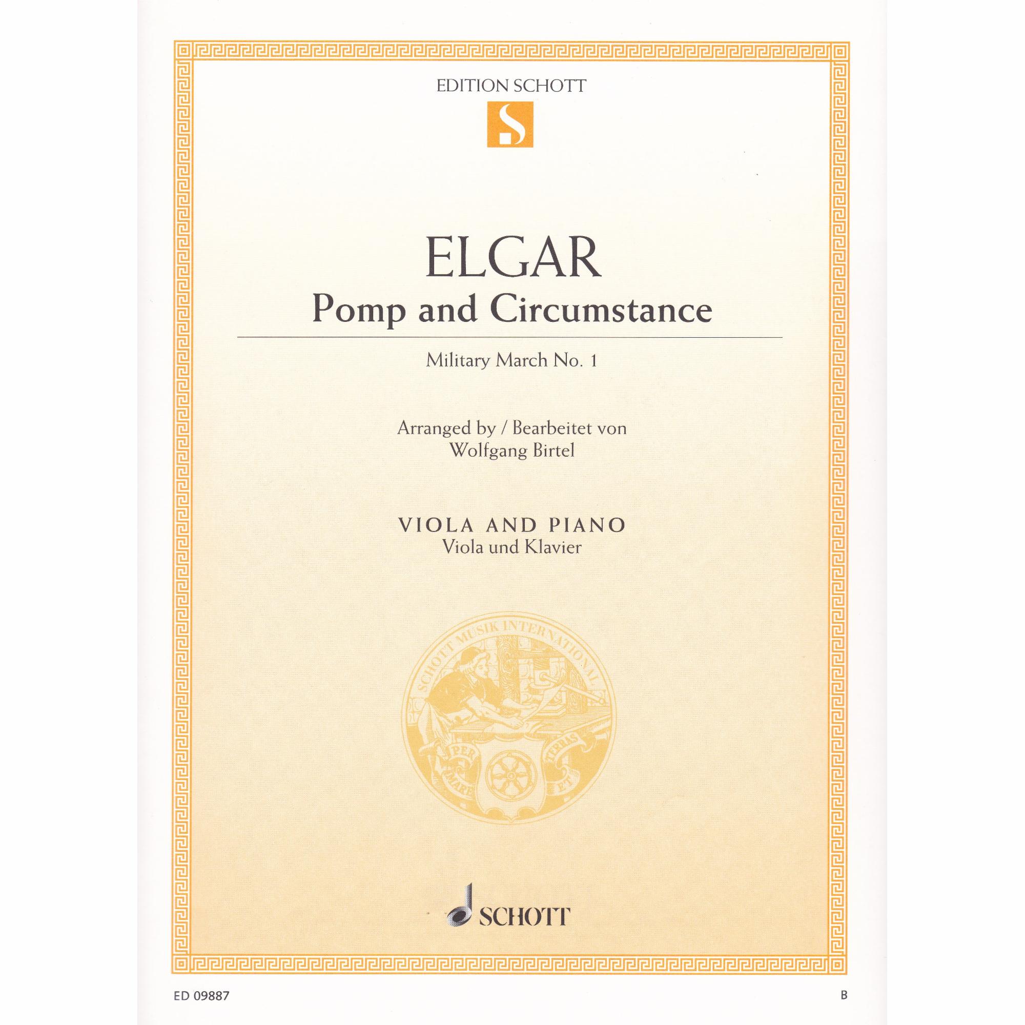 Pomp and Circumstance for Viola and Piano, Op. 39, No. 1