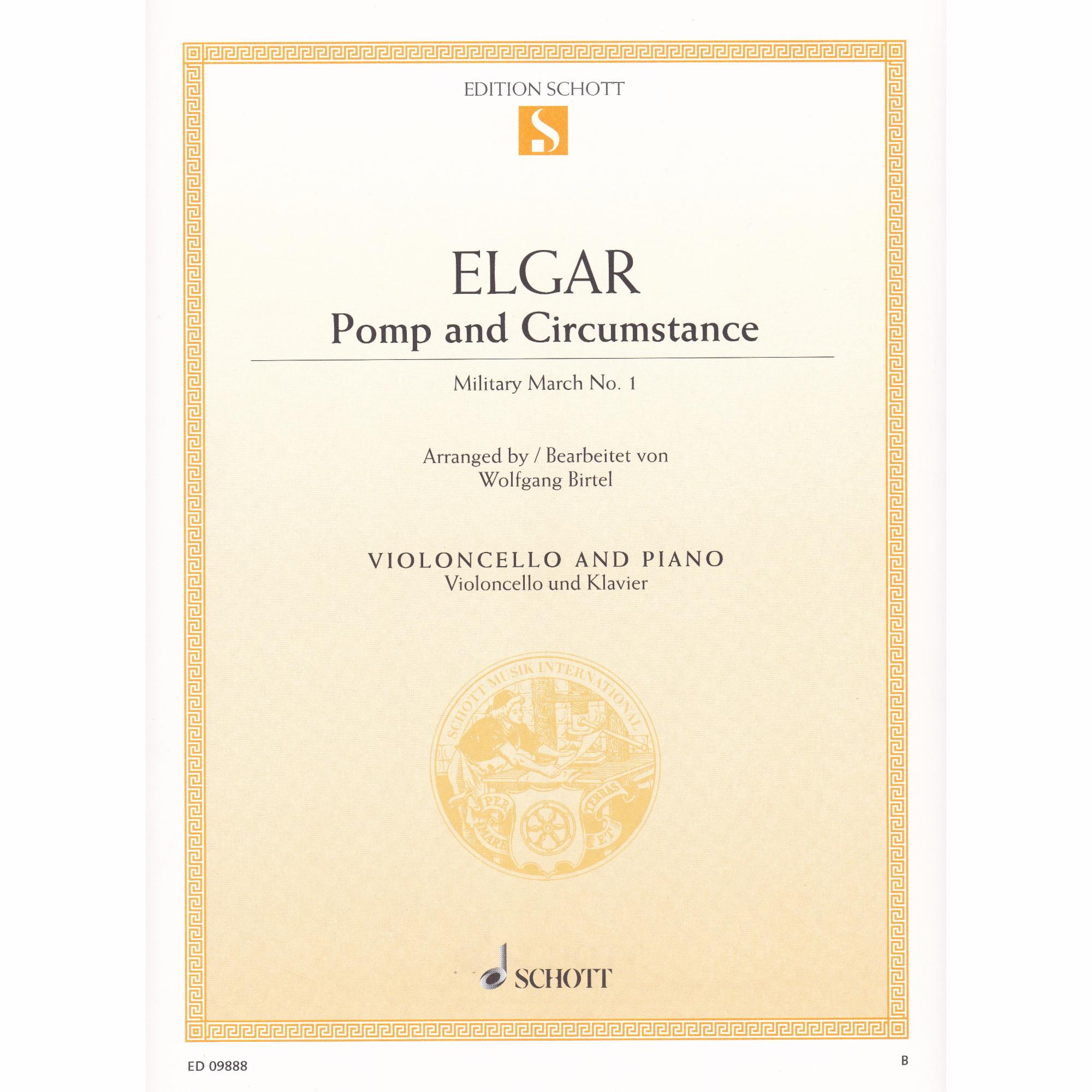 Pomp and Circumstance for Cello and Piano, Op. 39, No. 1