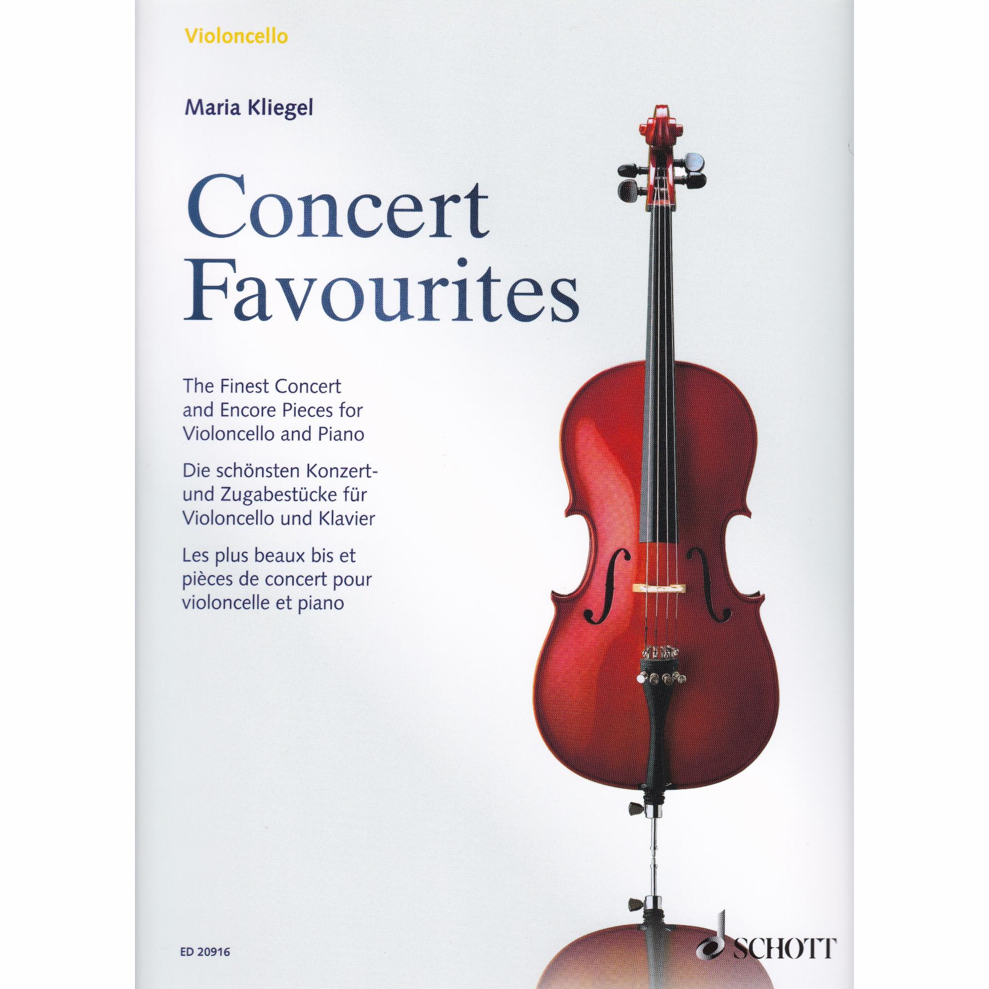 Concert Favorites for Cello and Piano