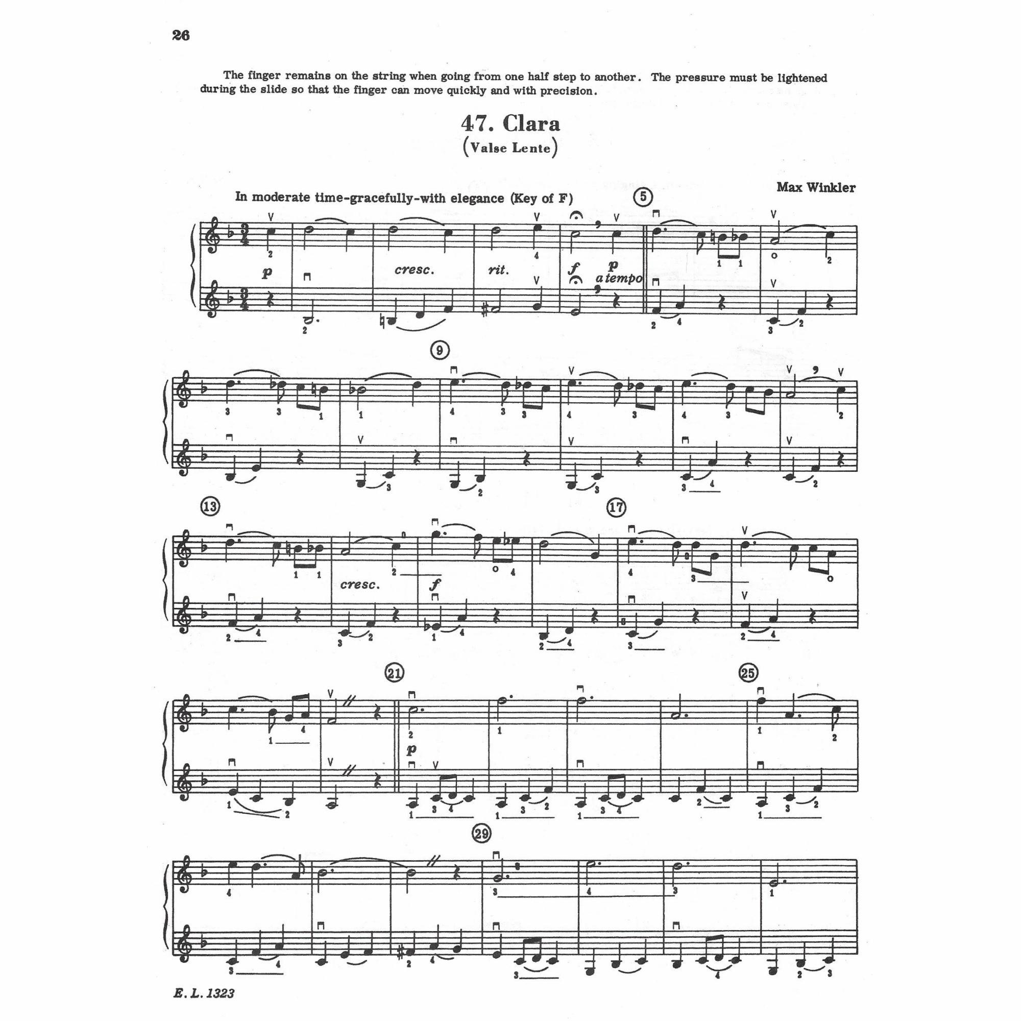 Sample: Violin (Pg. 26)