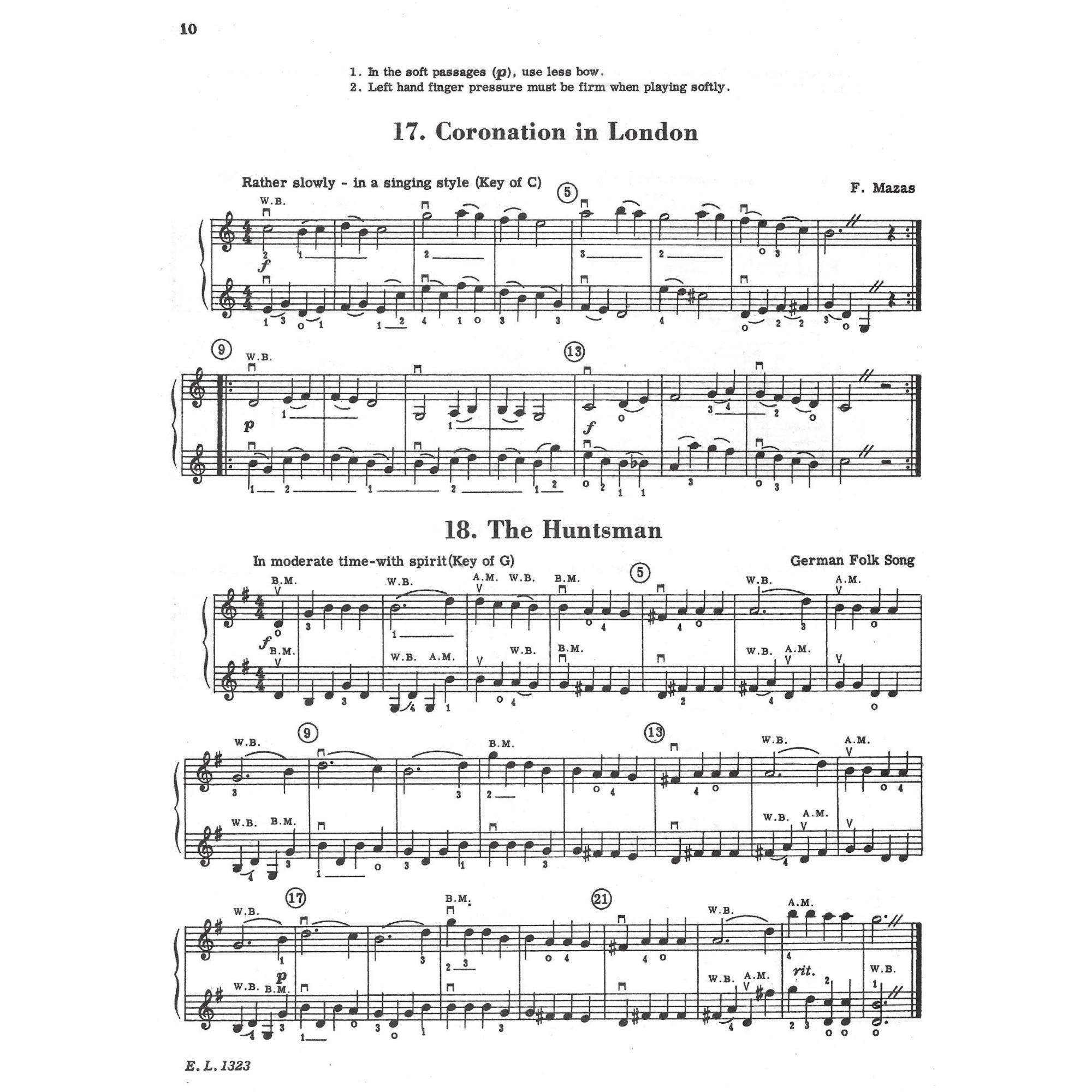 Sample: Violin (Pg. 10)