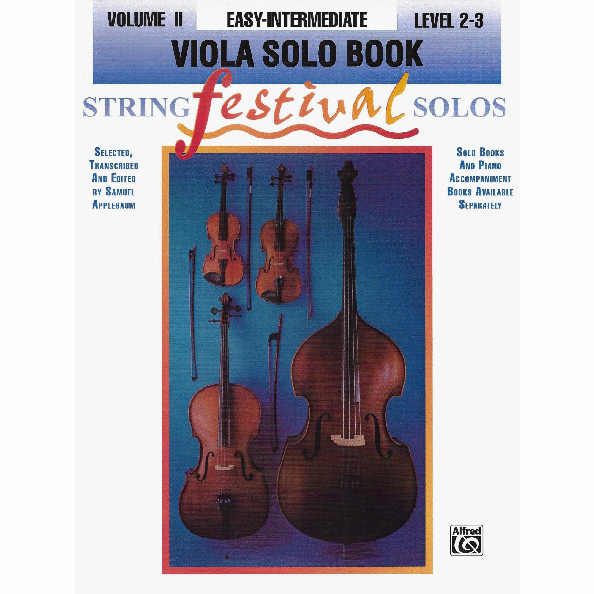 String Festival Solos, Volumes I & II for Viola and Piano