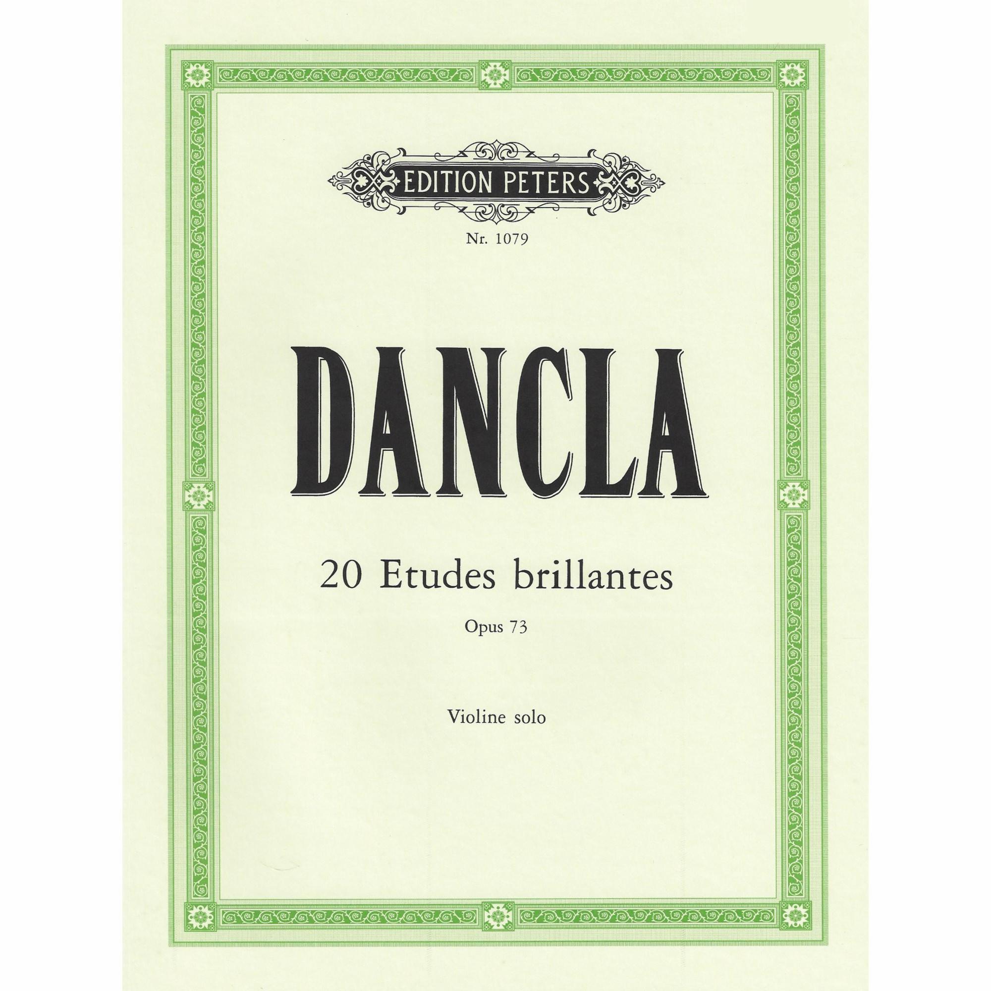 Dancla -- 20 Etudes Brillantes, Op. 73 for Violin