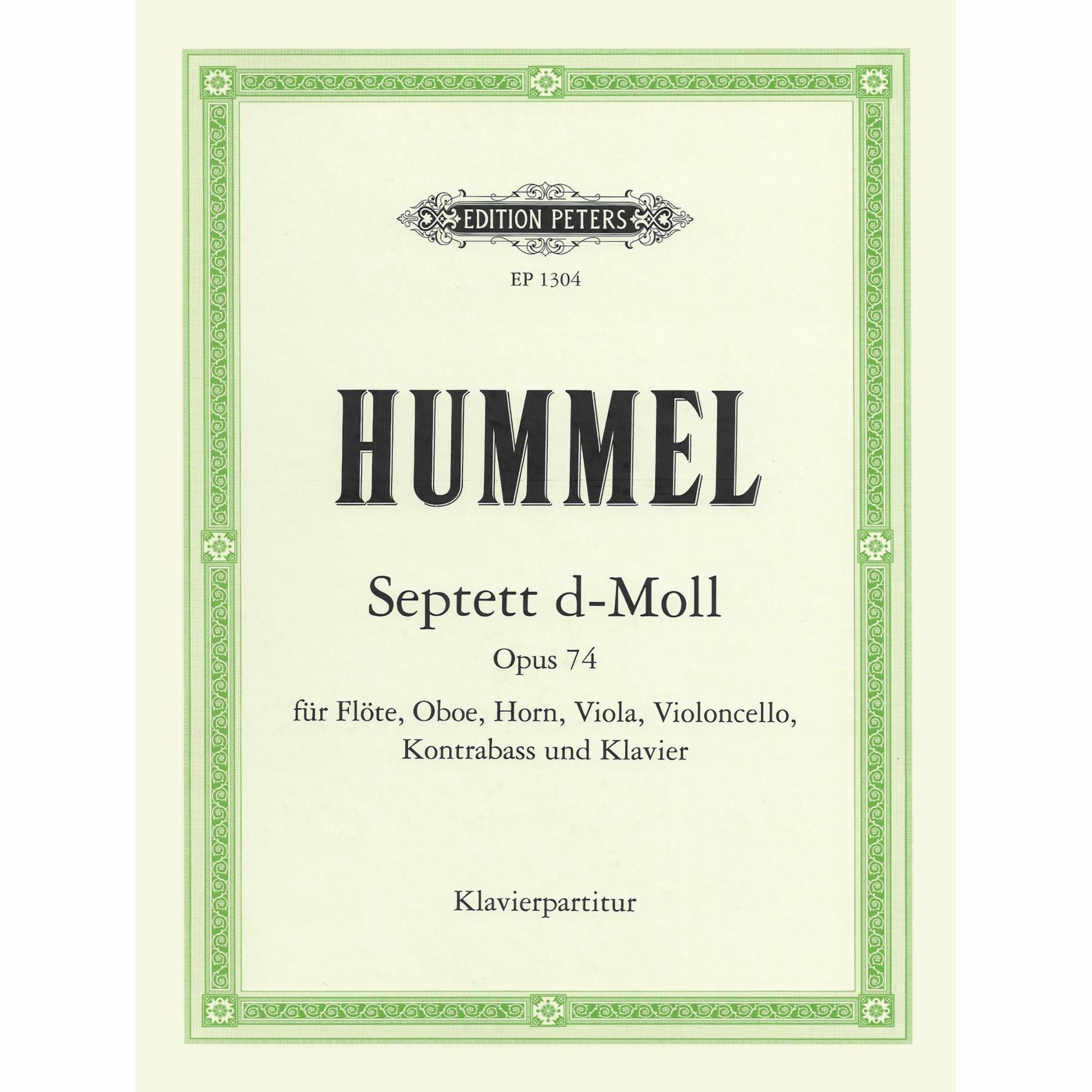 Hummel -- Septet in D Minor, Op. 74