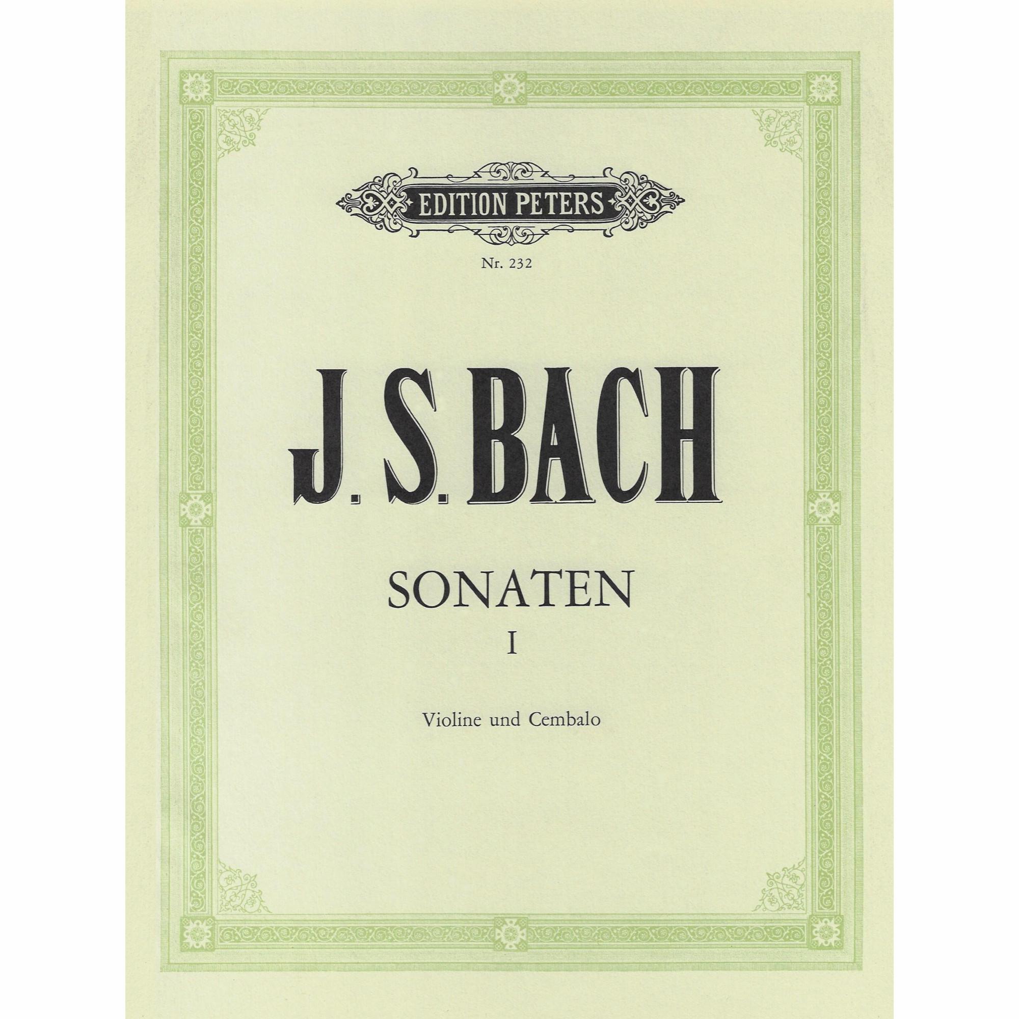 Bach -- Sonatas, BWV 1014-1019 for Violin and Piano