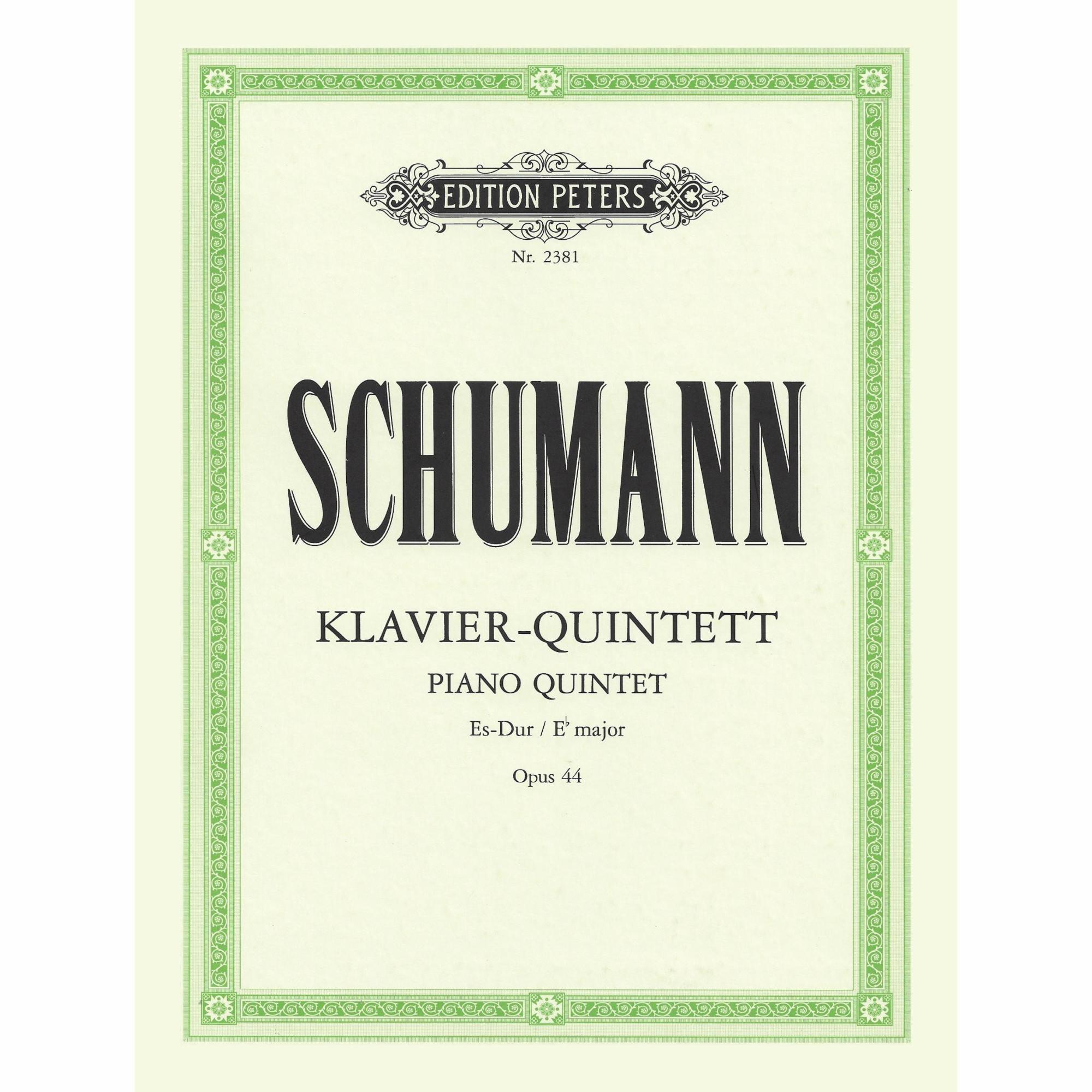 Schumann -- Piano Quintet in E-flat Major, Op. 44
