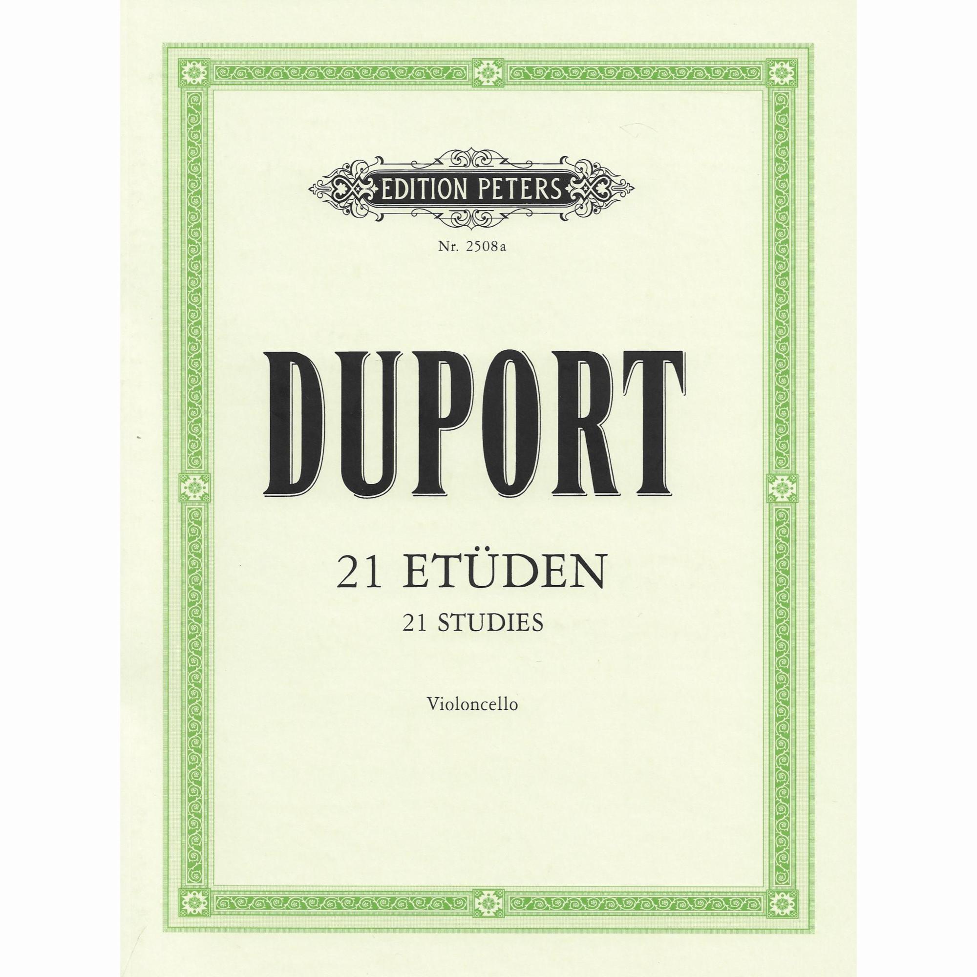 Duport -- 21 Studies for Cello