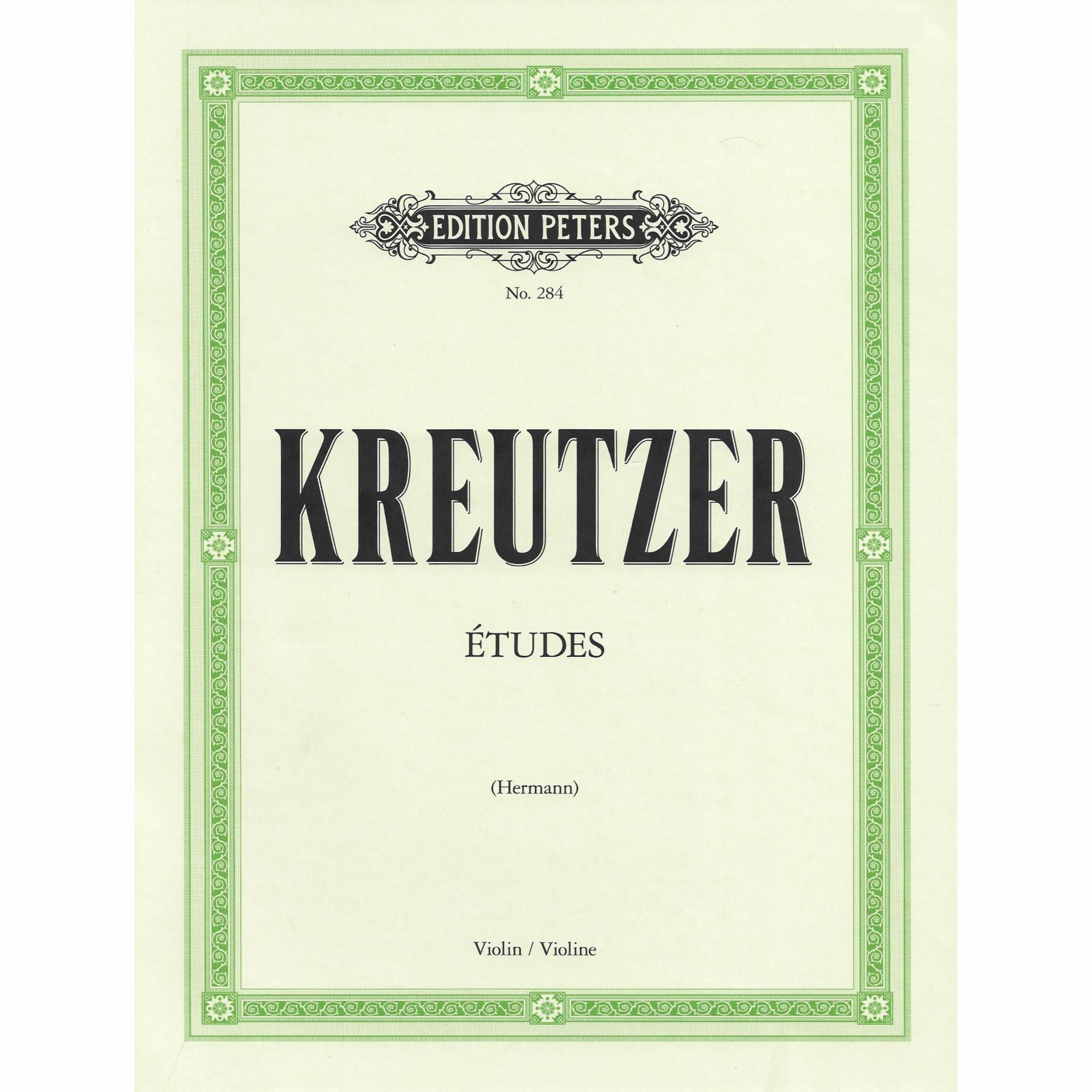 Kreutzer -- 42 Etudes for Violin