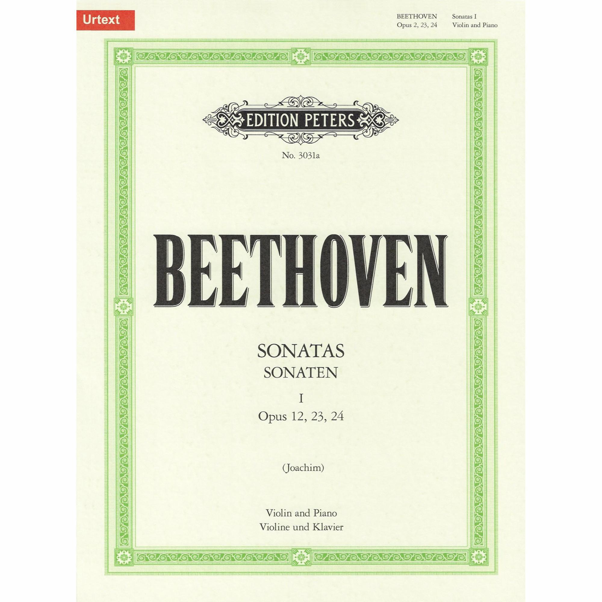 Beethoven -- Sonatas, Vols. I-II for Violin and Piano