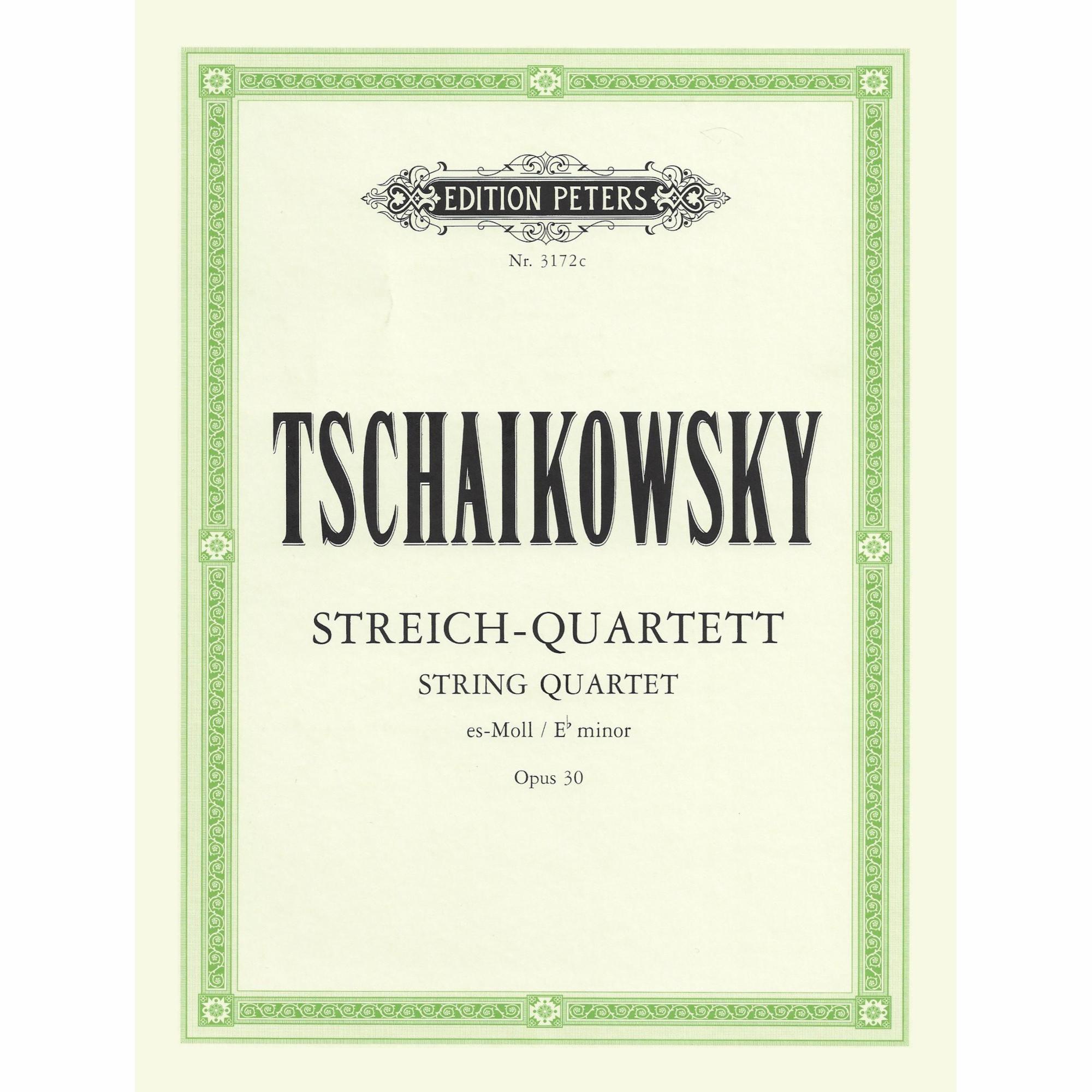 Tchaikovsky -- String Quartet No. 3 in E-flat Major, Op. 30