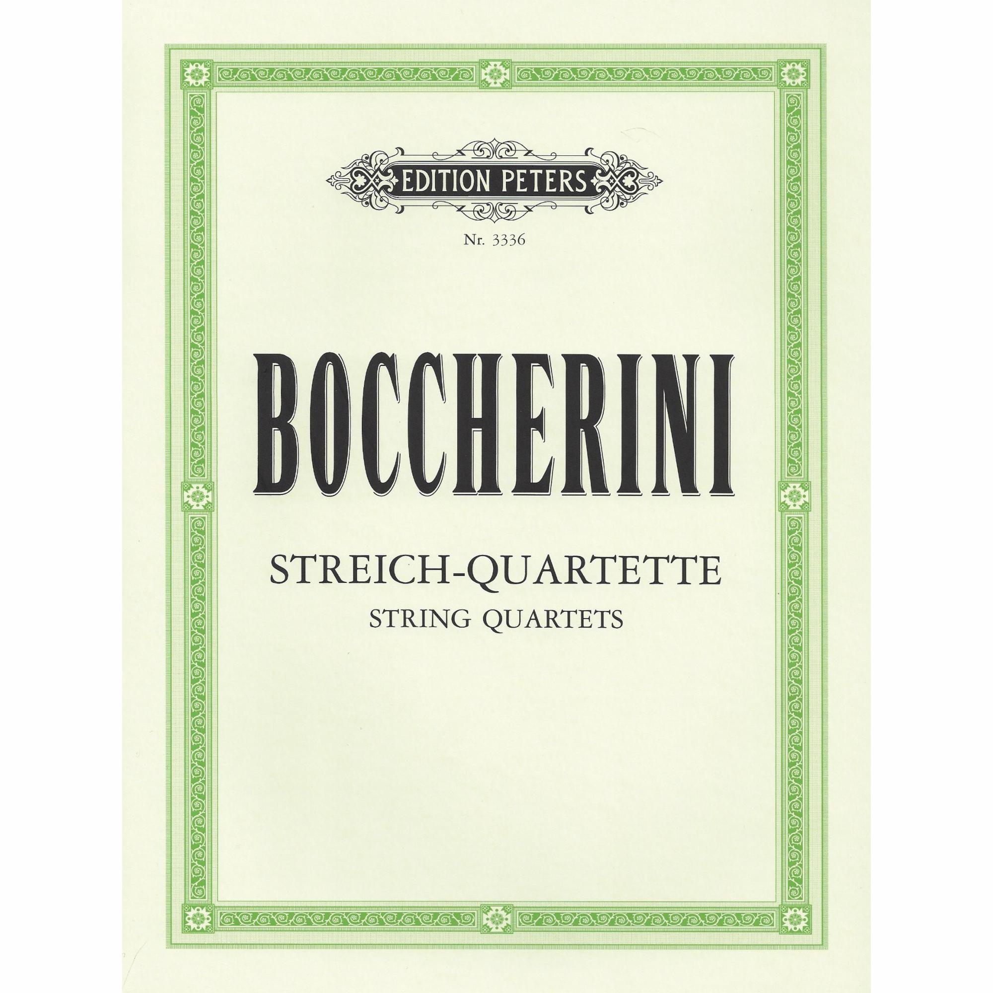 Boccherini -- String Quartets