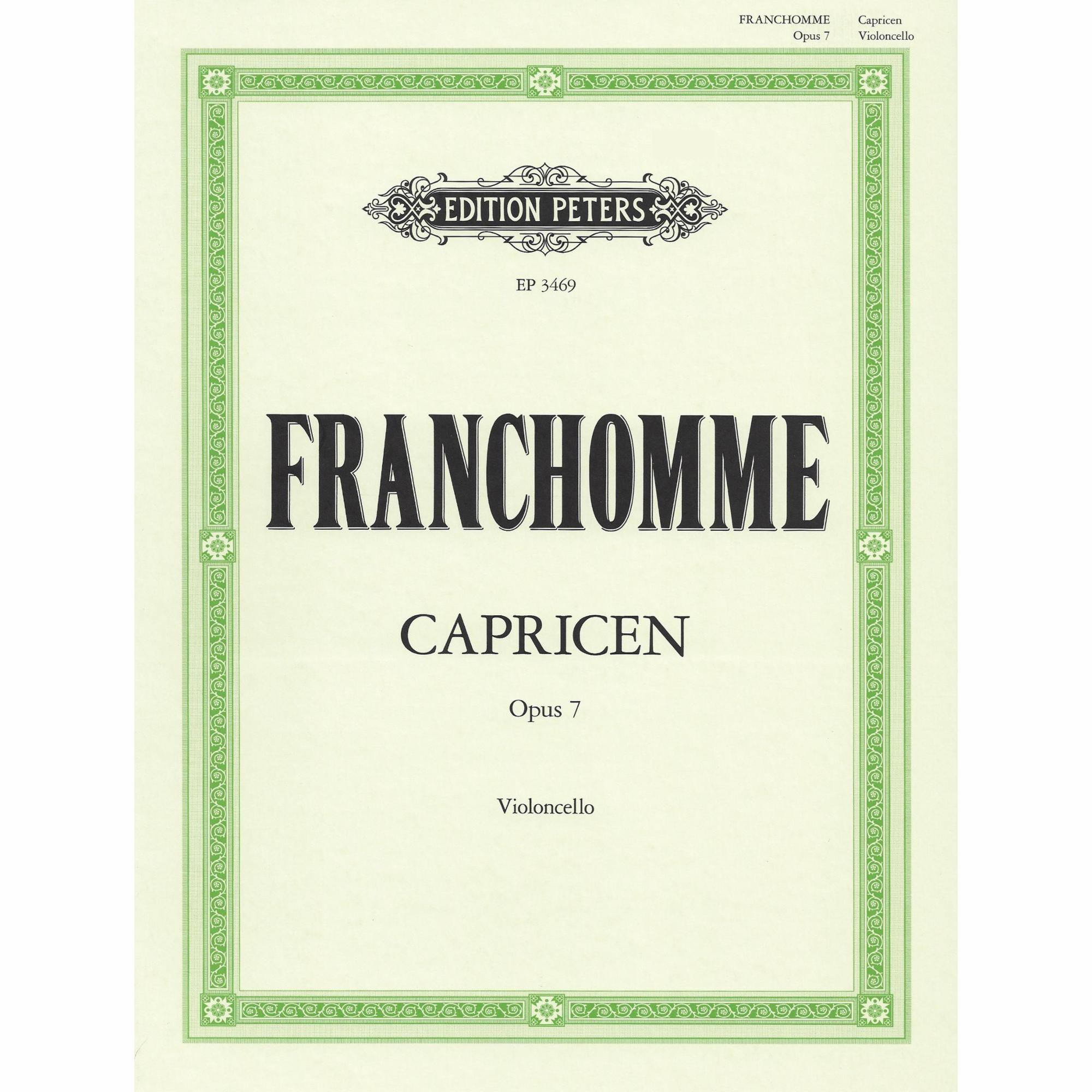 Franchomme -- 12 Caprices, Op. 7 for Cello