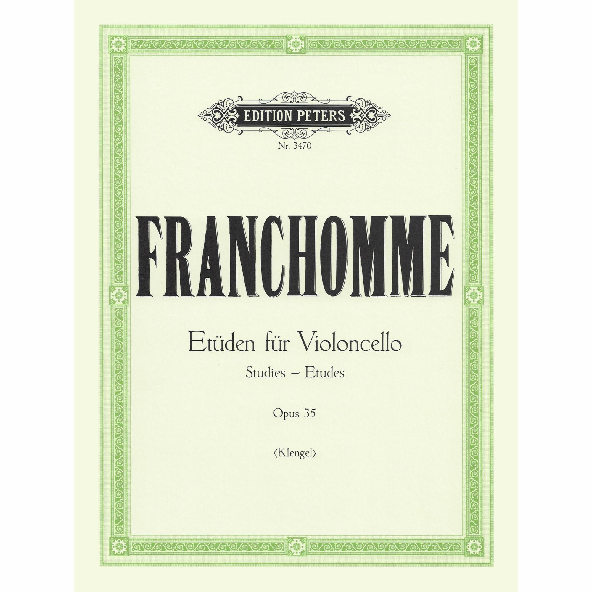 Franchomme -- 12 Studies, Op. 35 for Cello
