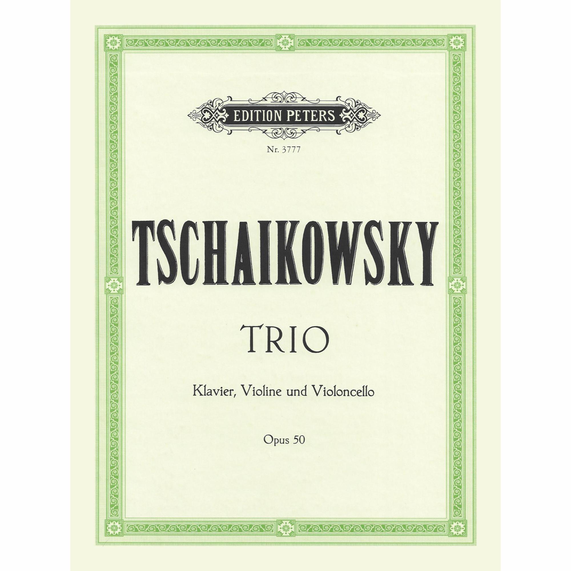 Tchaikovsky -- Piano Trio, Op. 50