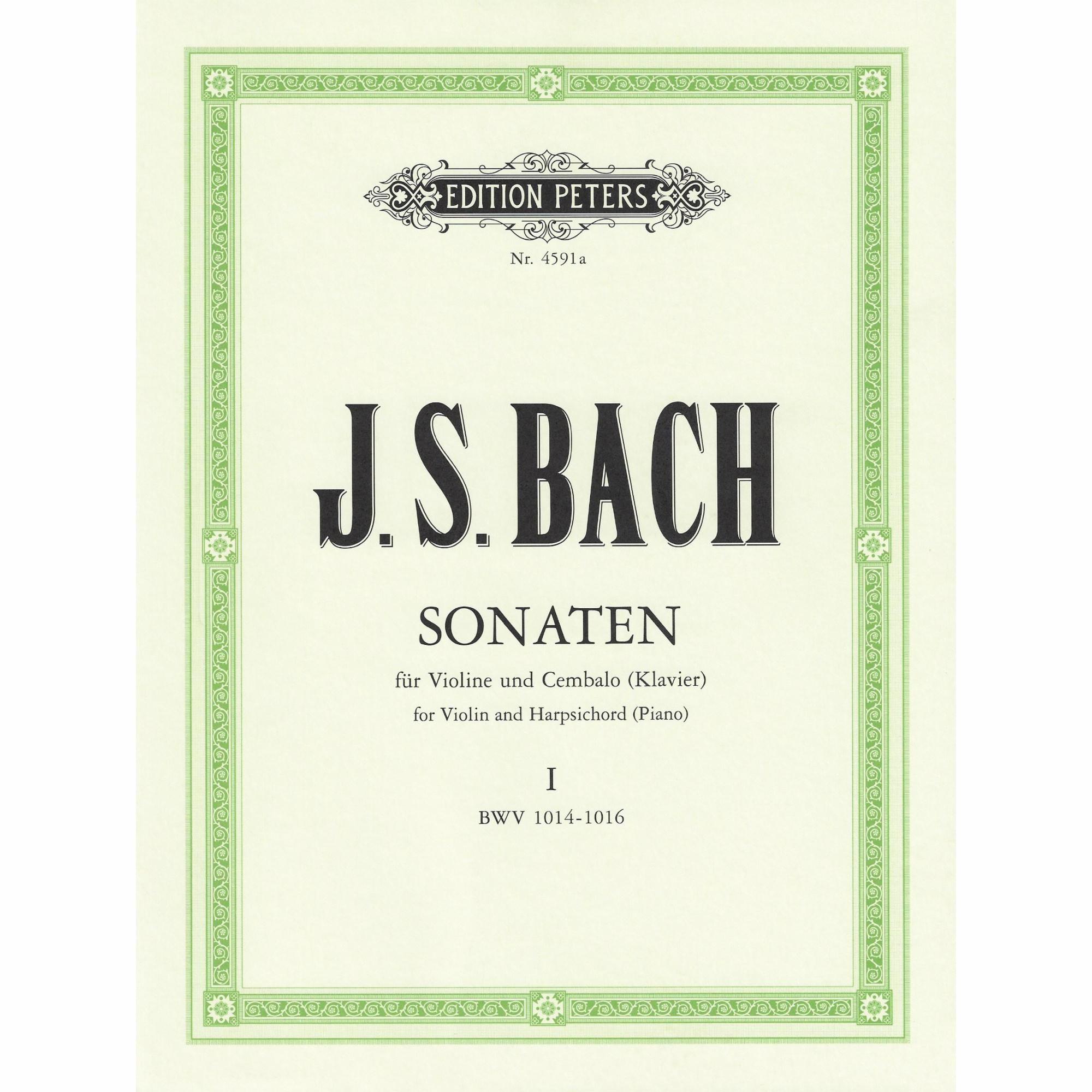 Bach -- Sonatas, Volumes I-III for Violin and Piano