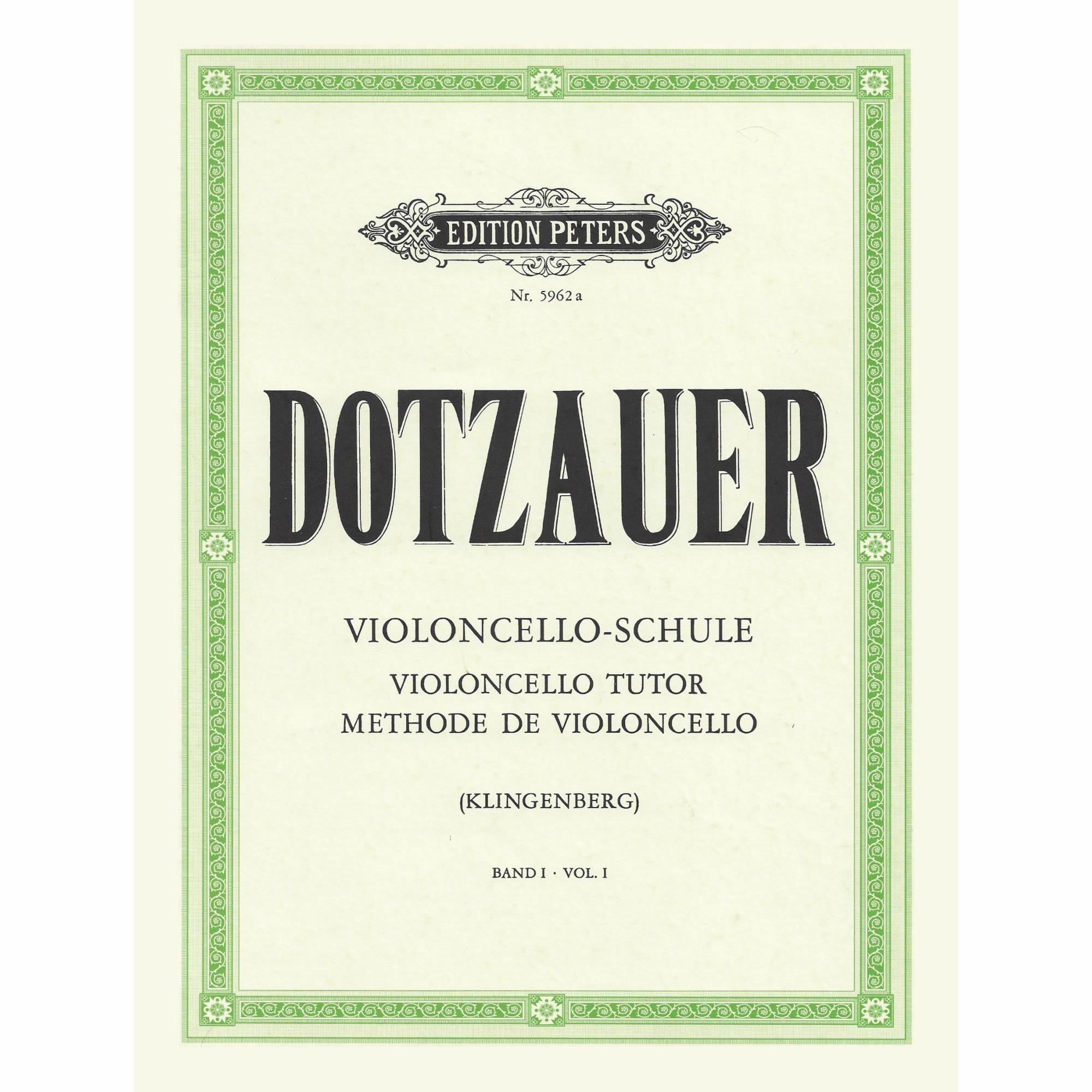 Dotzauer -- Cello School, Vols. I-III