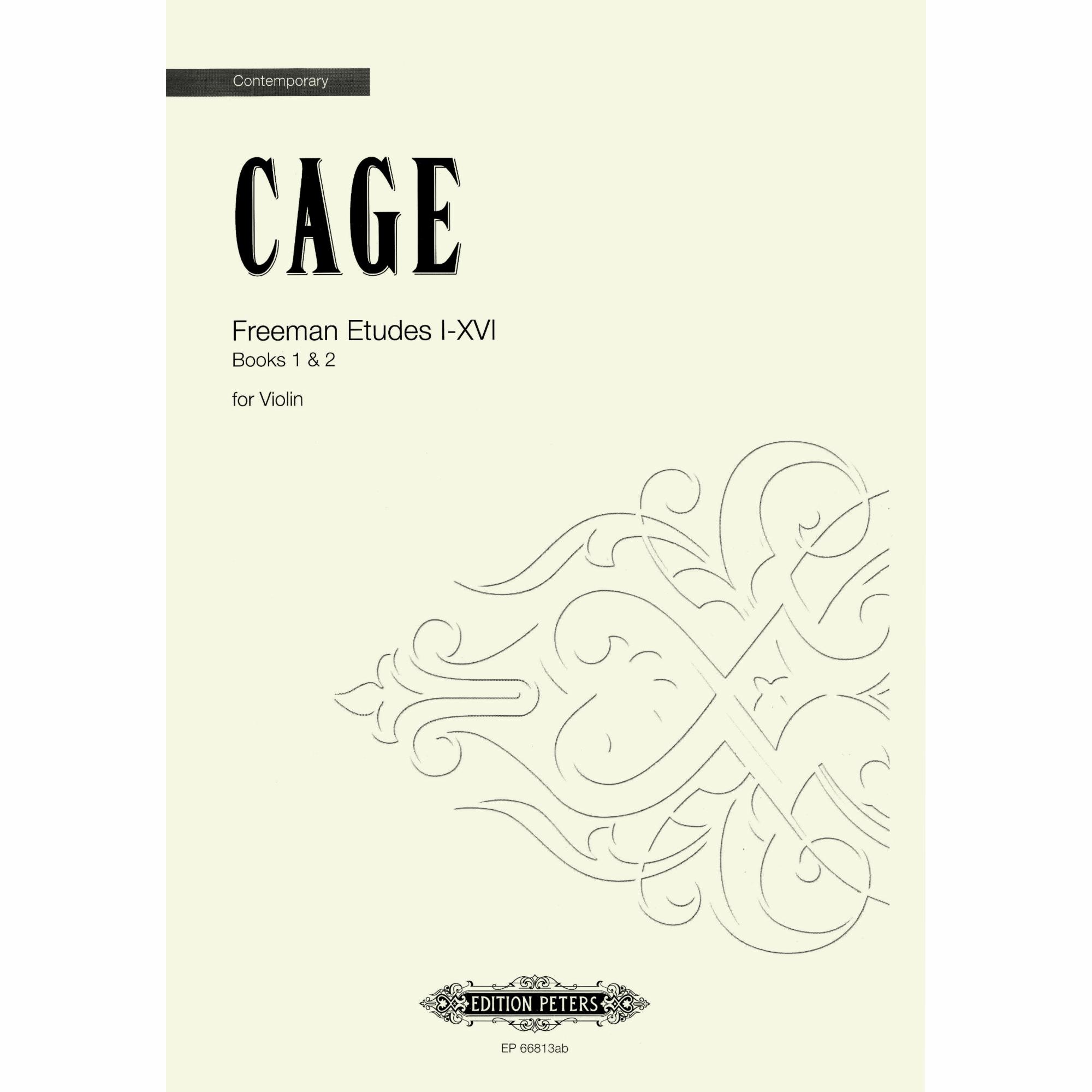 Cage -- Freeman Etudes, Books 1-4 for Solo Violin