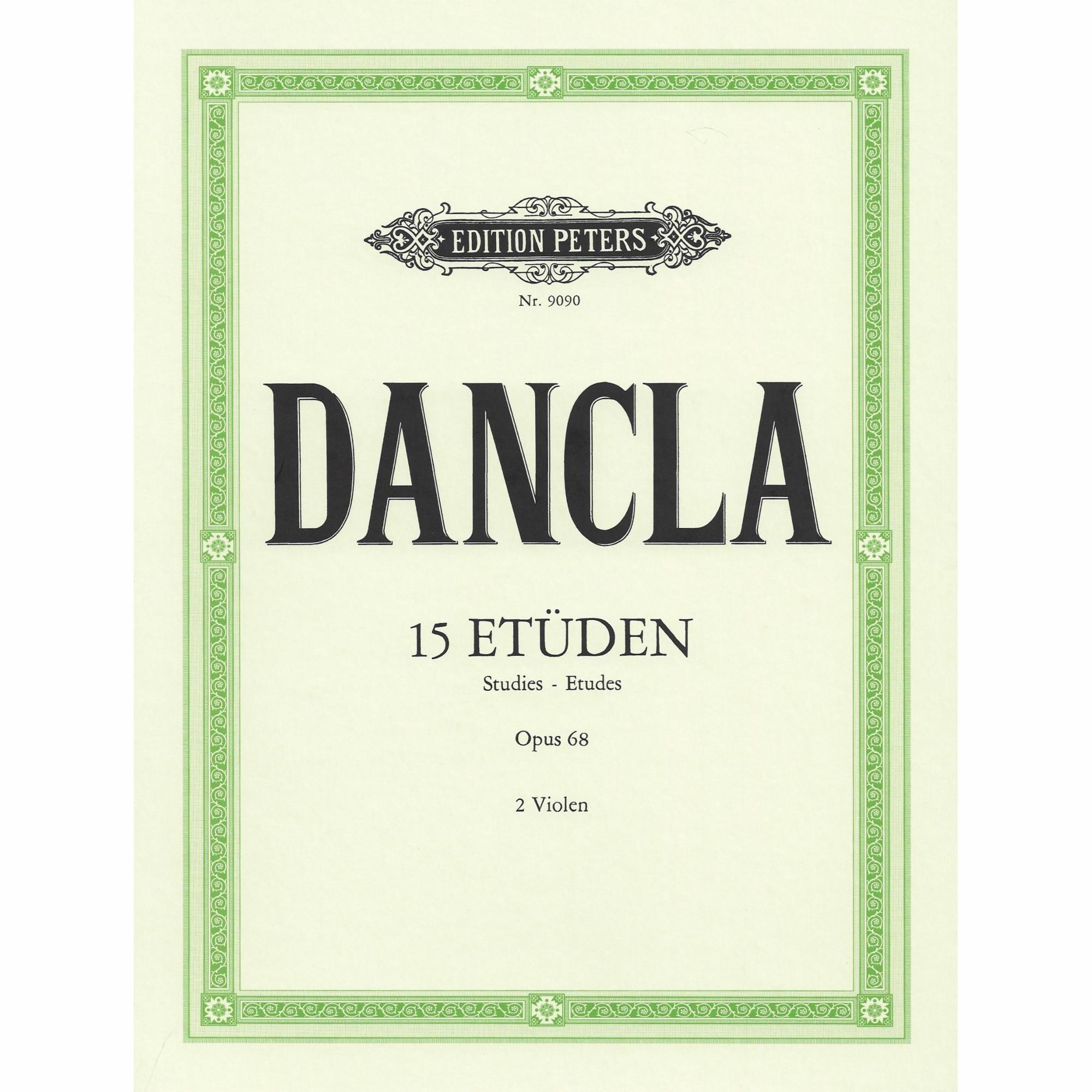 Dancla -- 15 Etudes, Op. 68 for Two Violas