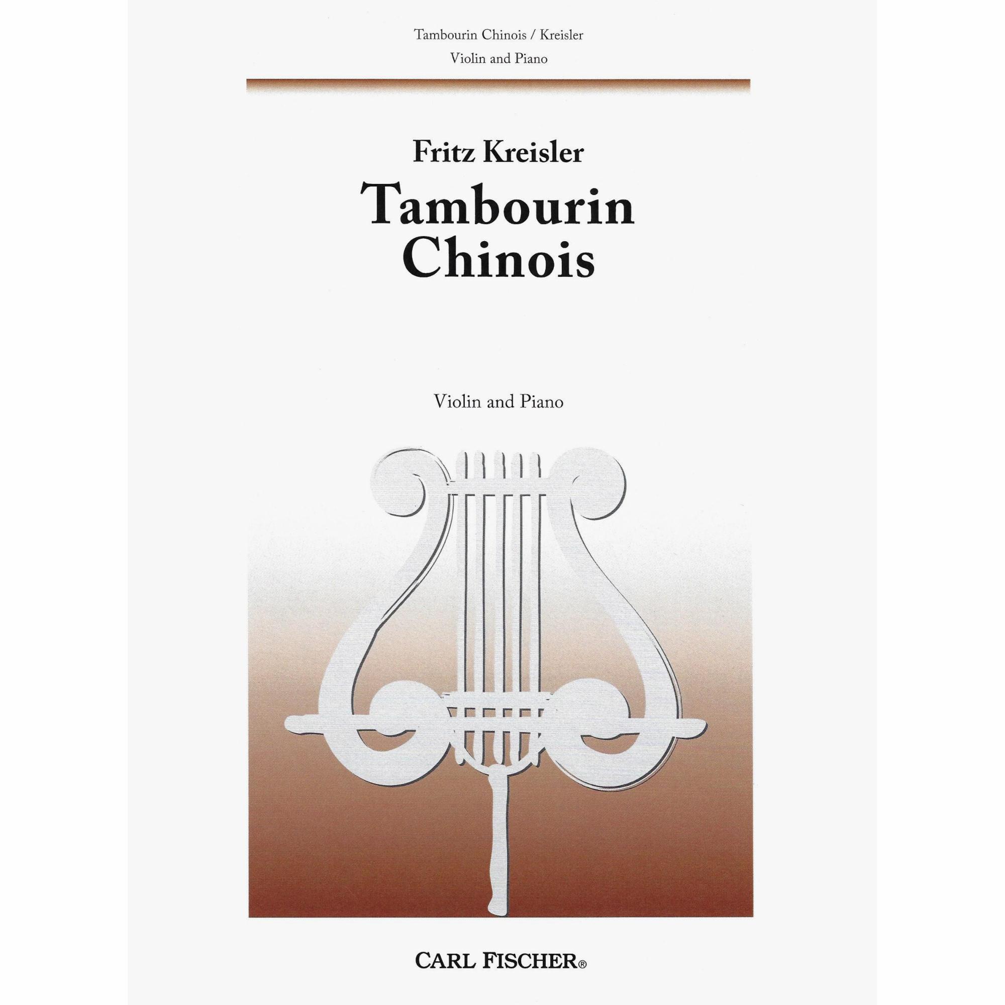 Kreisler -- Tambourin Chinois for Violin and Piano