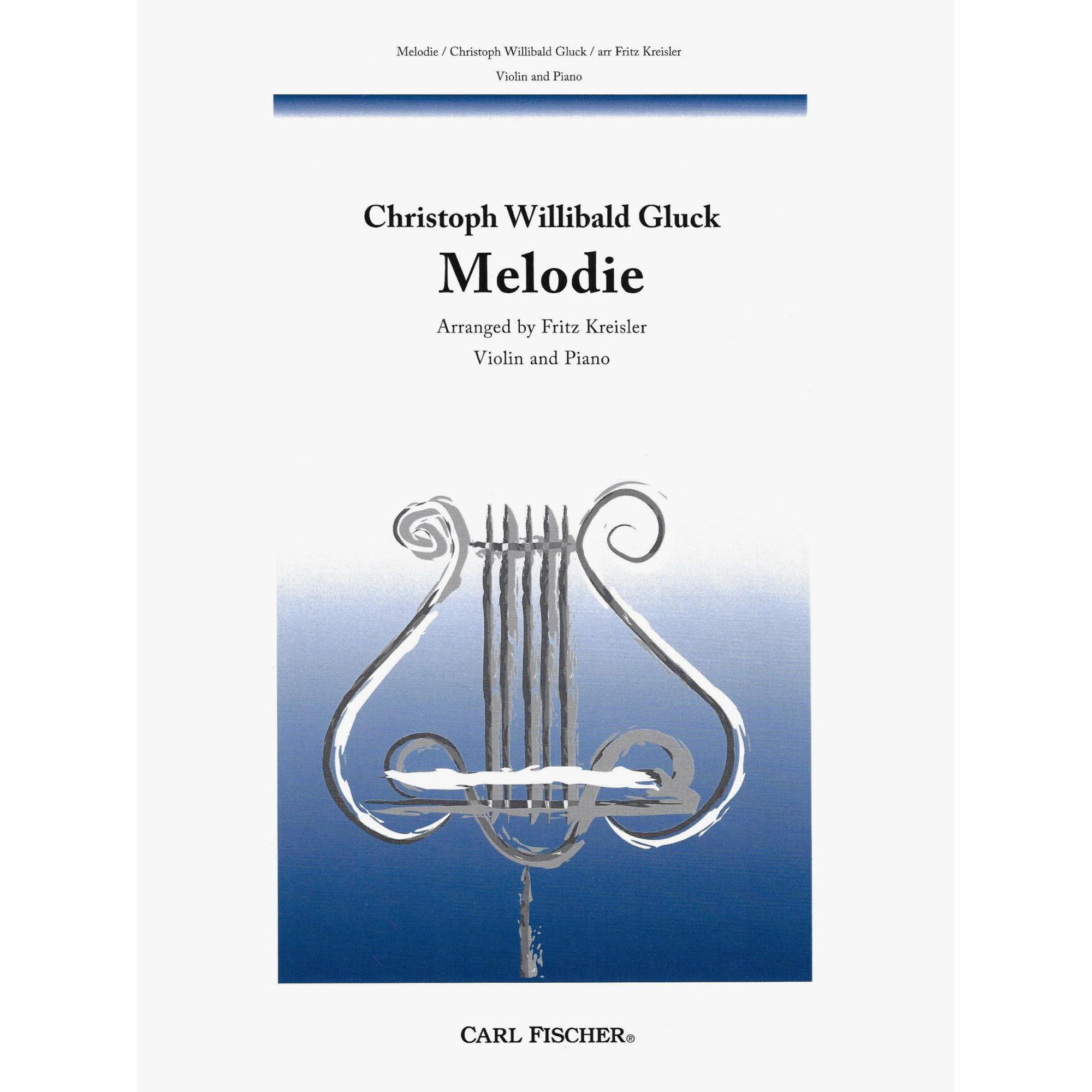 Gluck -- Melodie for Violin and Piano