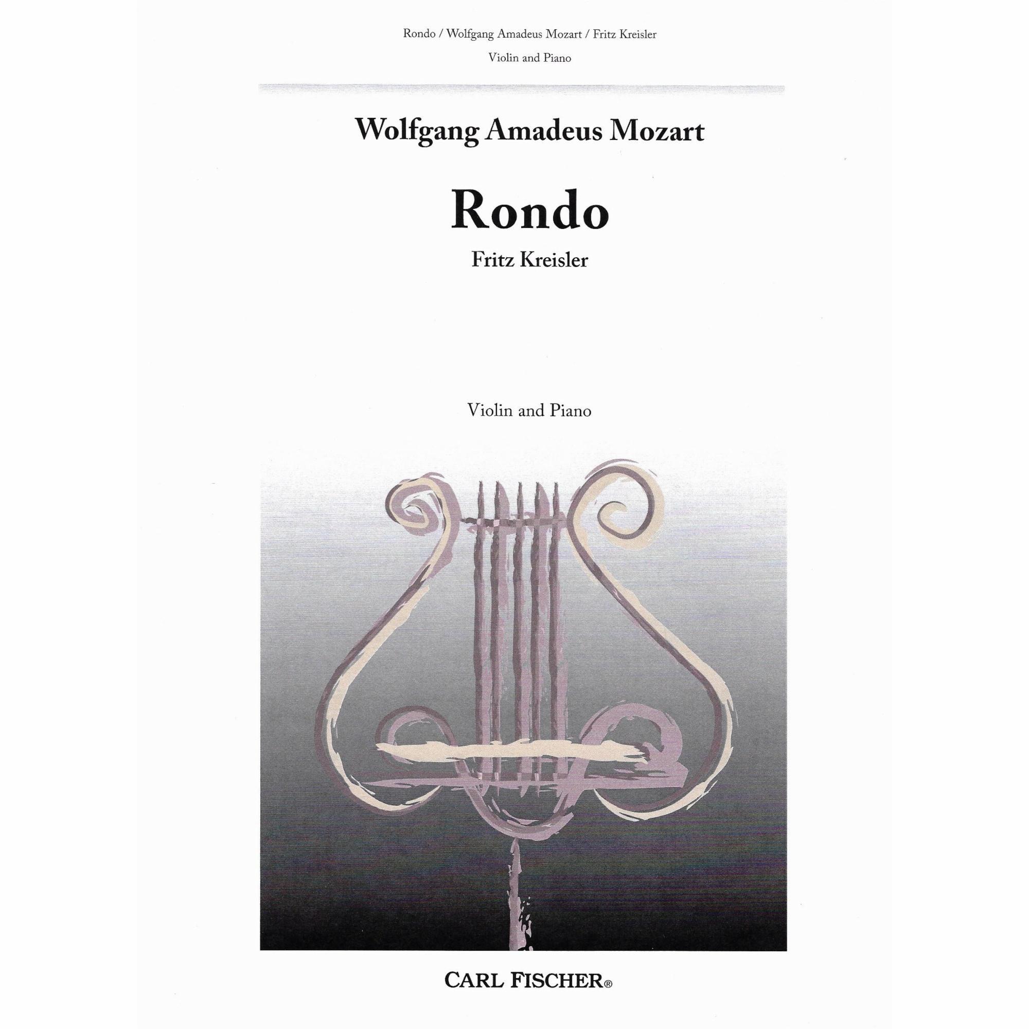 Mozart -- Rondo from The Haffner Serenade, K. 250 for Violin and Piano