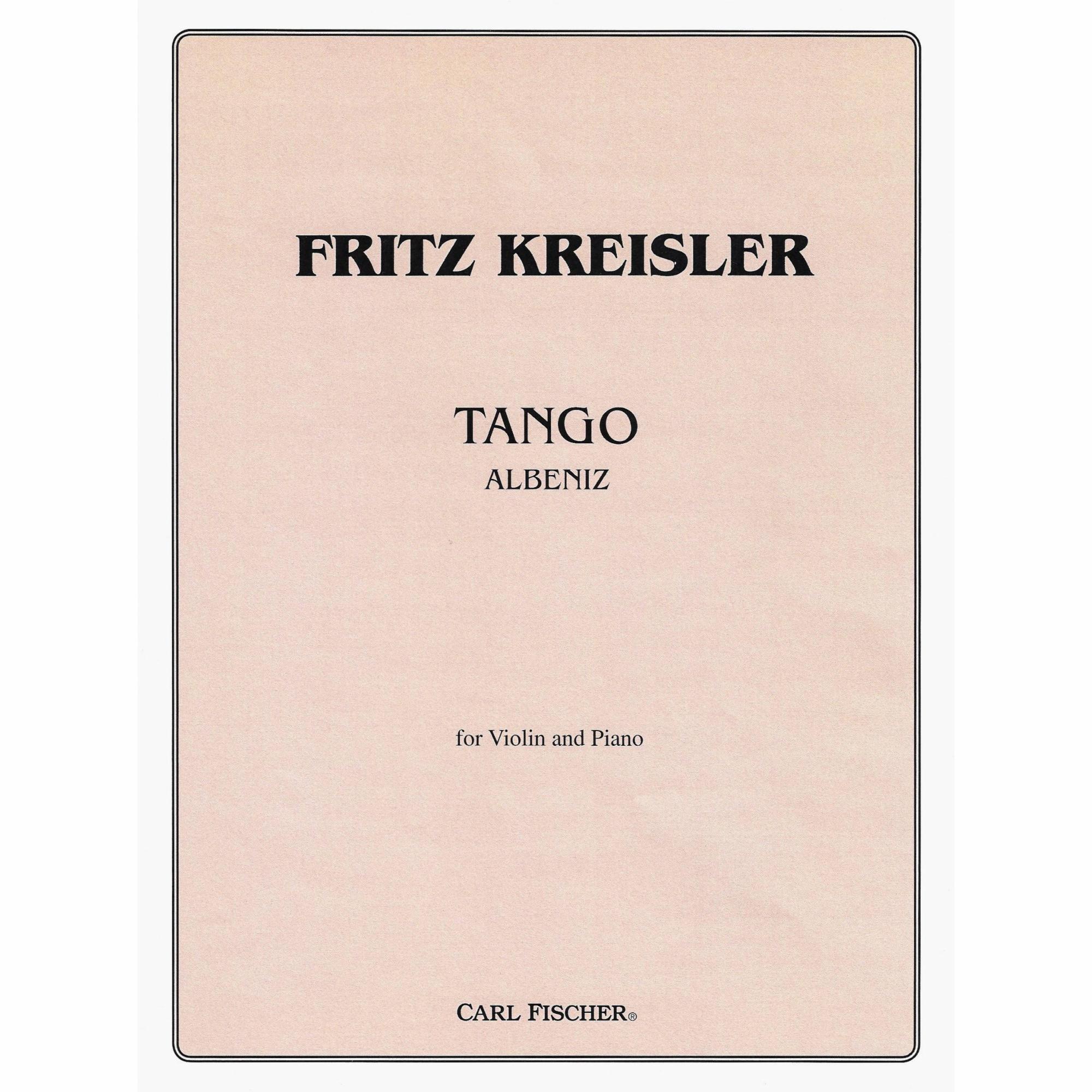 Albeniz -- Tango for Violin and Piano