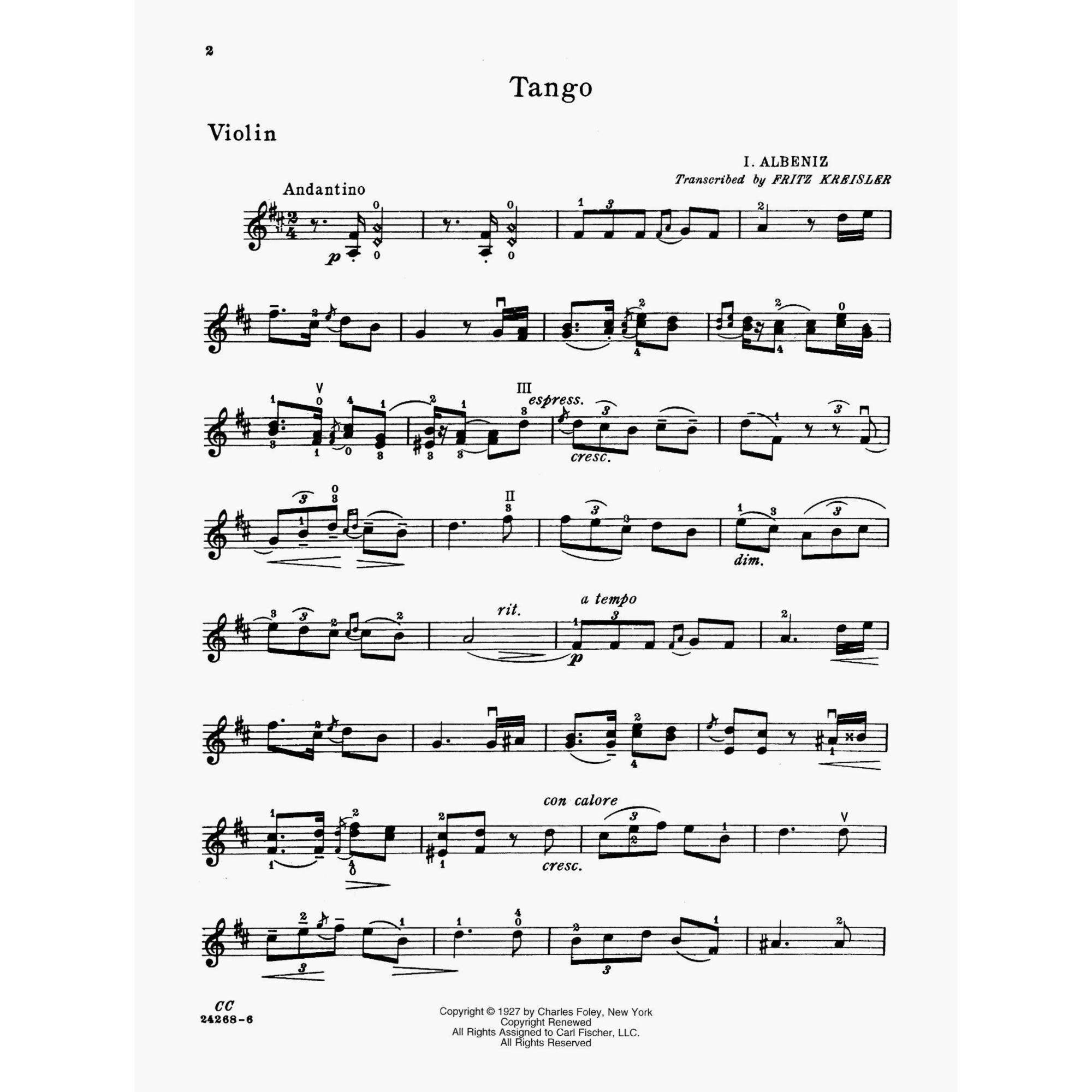 Sample: Violin (Pg. 2)