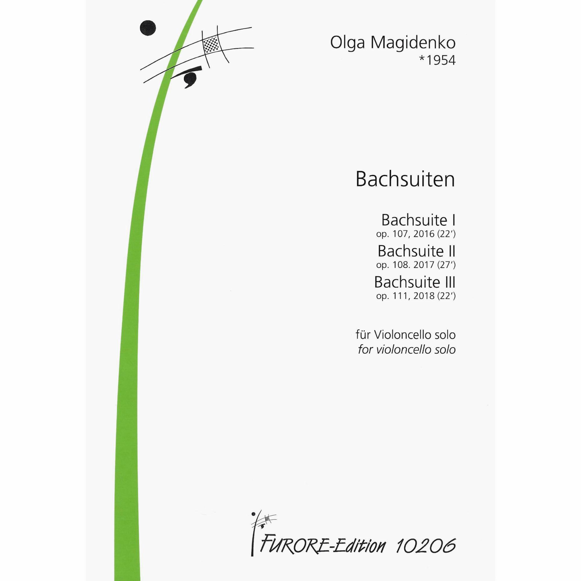 Magidenko -- Bach Suites I-III for Solo Cello