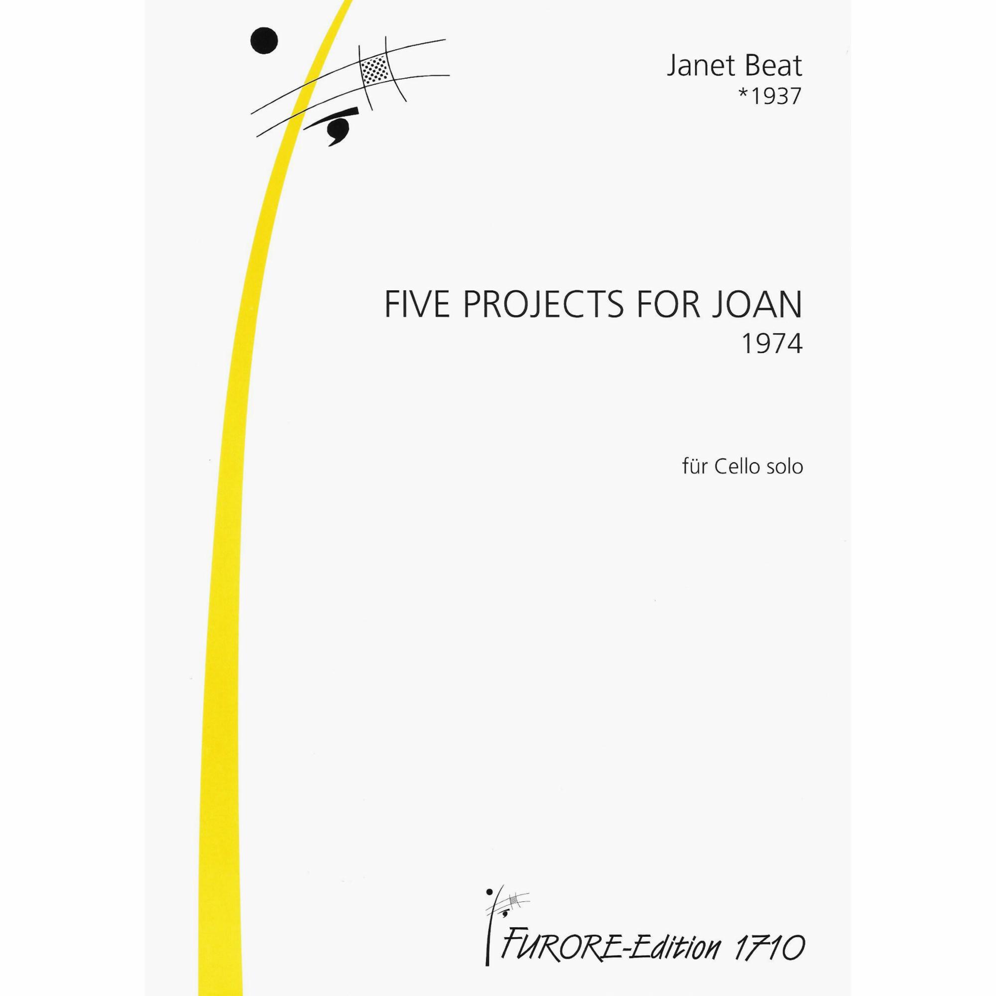 Beat -- Five Projects for Joan for Solo Cello