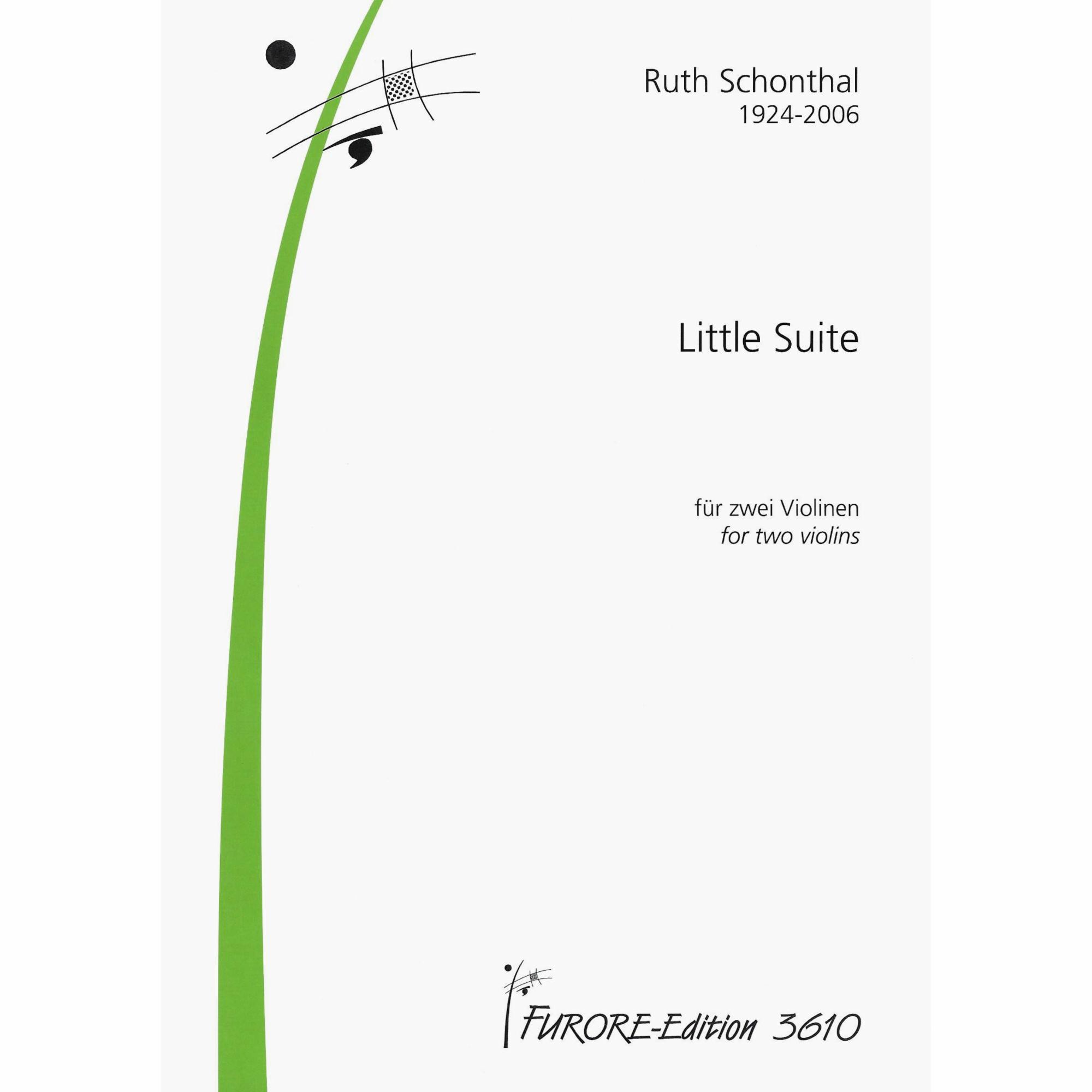 Schonthal -- Little Suite for Two Violins