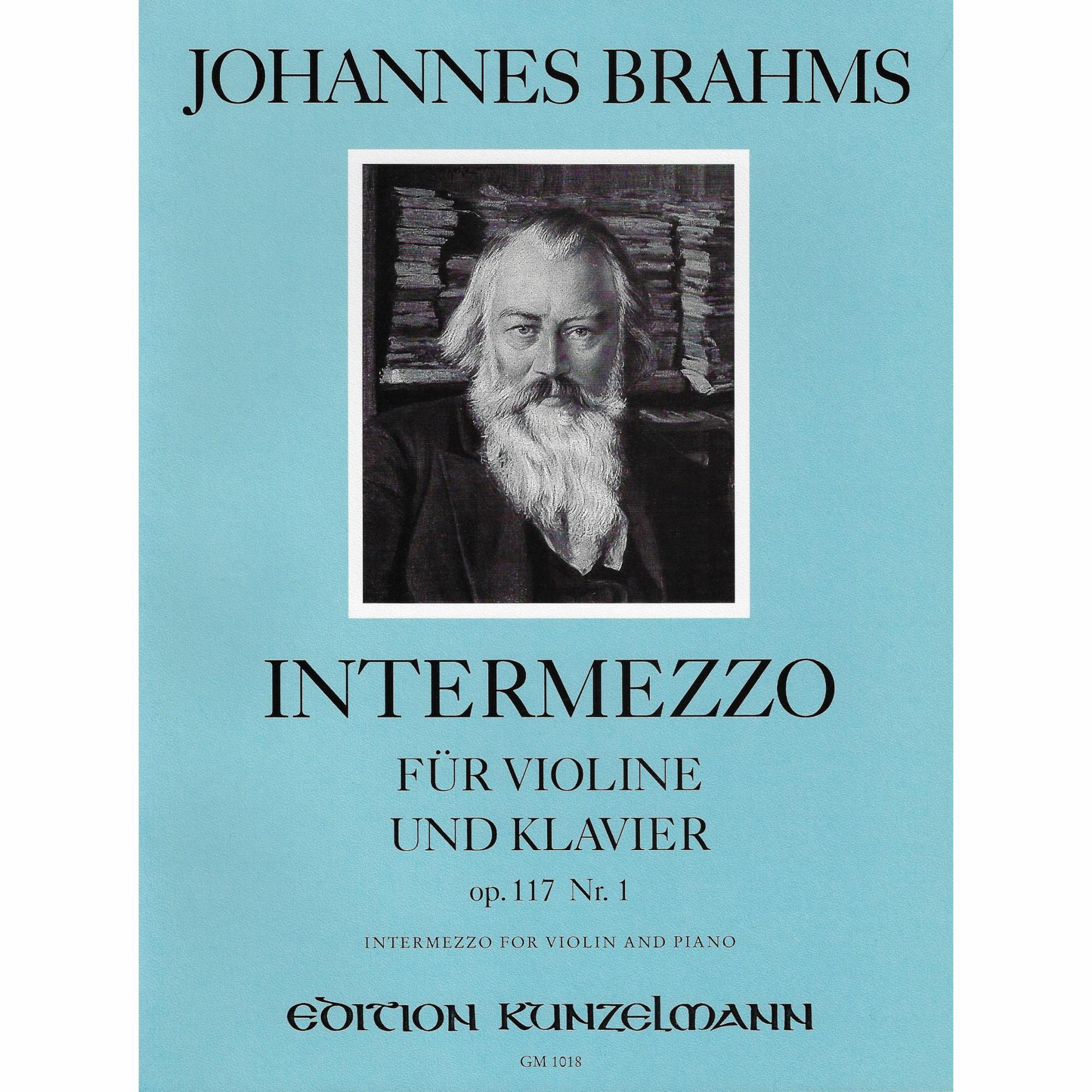 Brahms -- Intermezzo, Op. 117, No. 1 for Violin and Piano